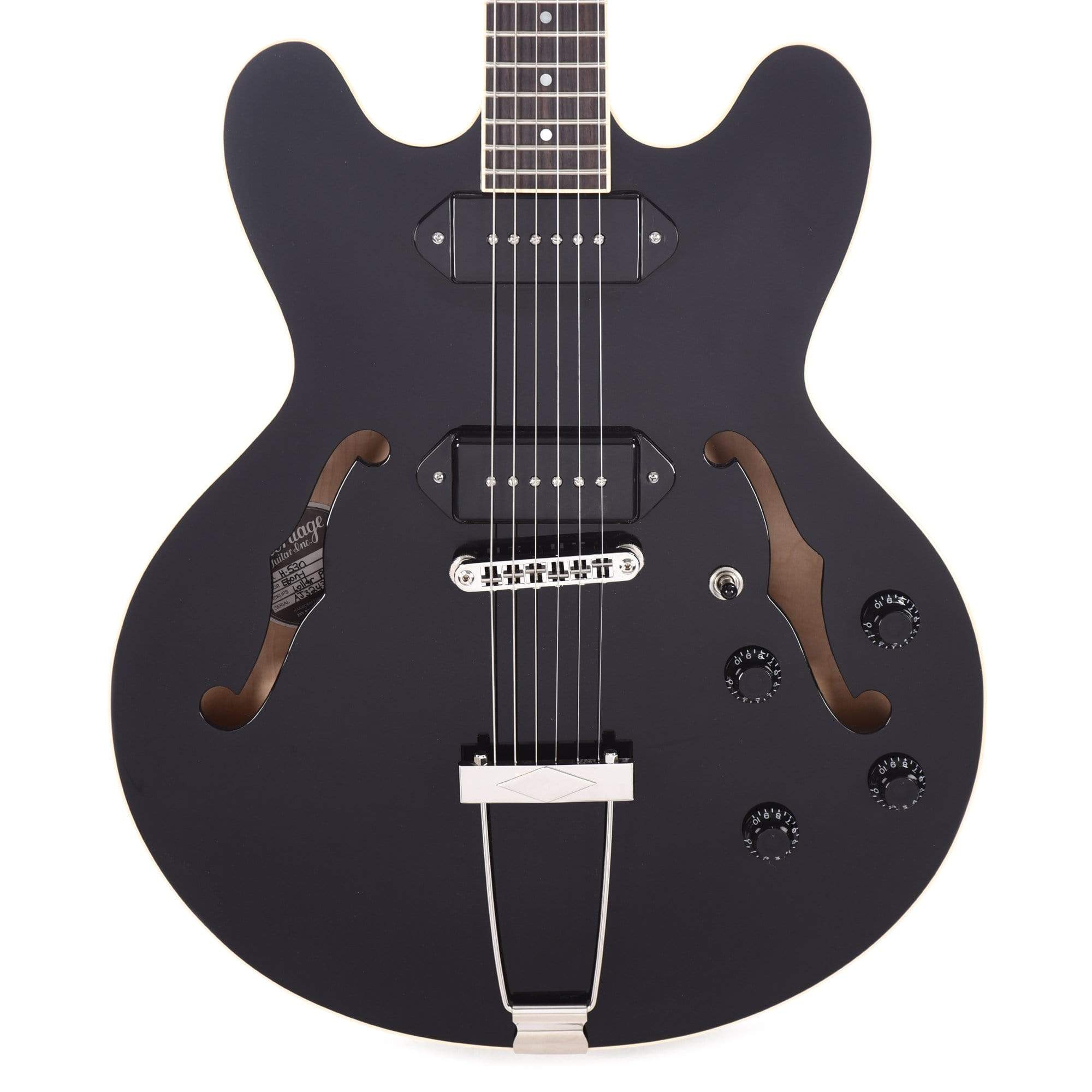 Heritage Standard H-530 Hollow Body Ebony Electric Guitars / Hollow Body