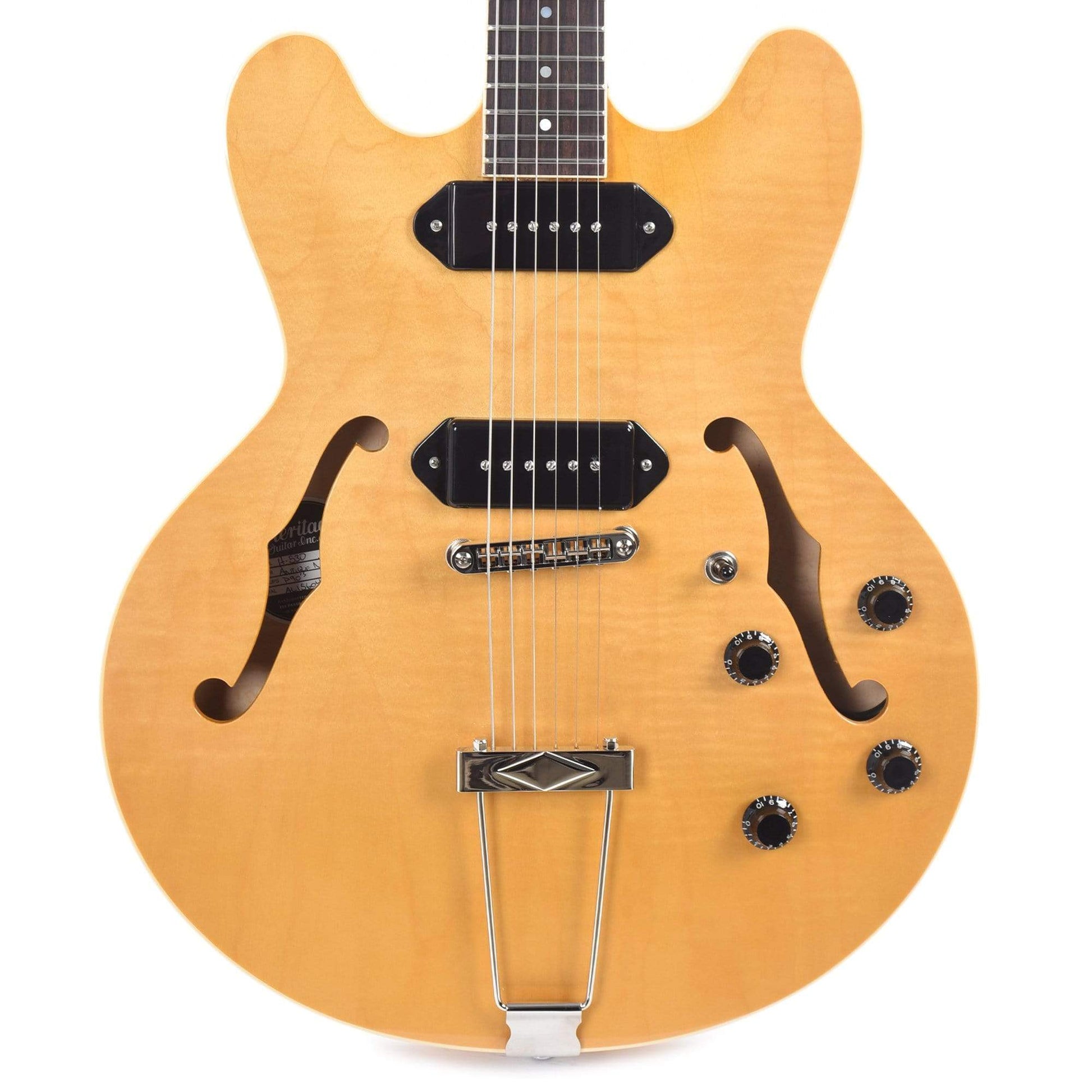 Heritage Standard H-530 Hollow Electric Antique Natural Electric Guitars / Hollow Body