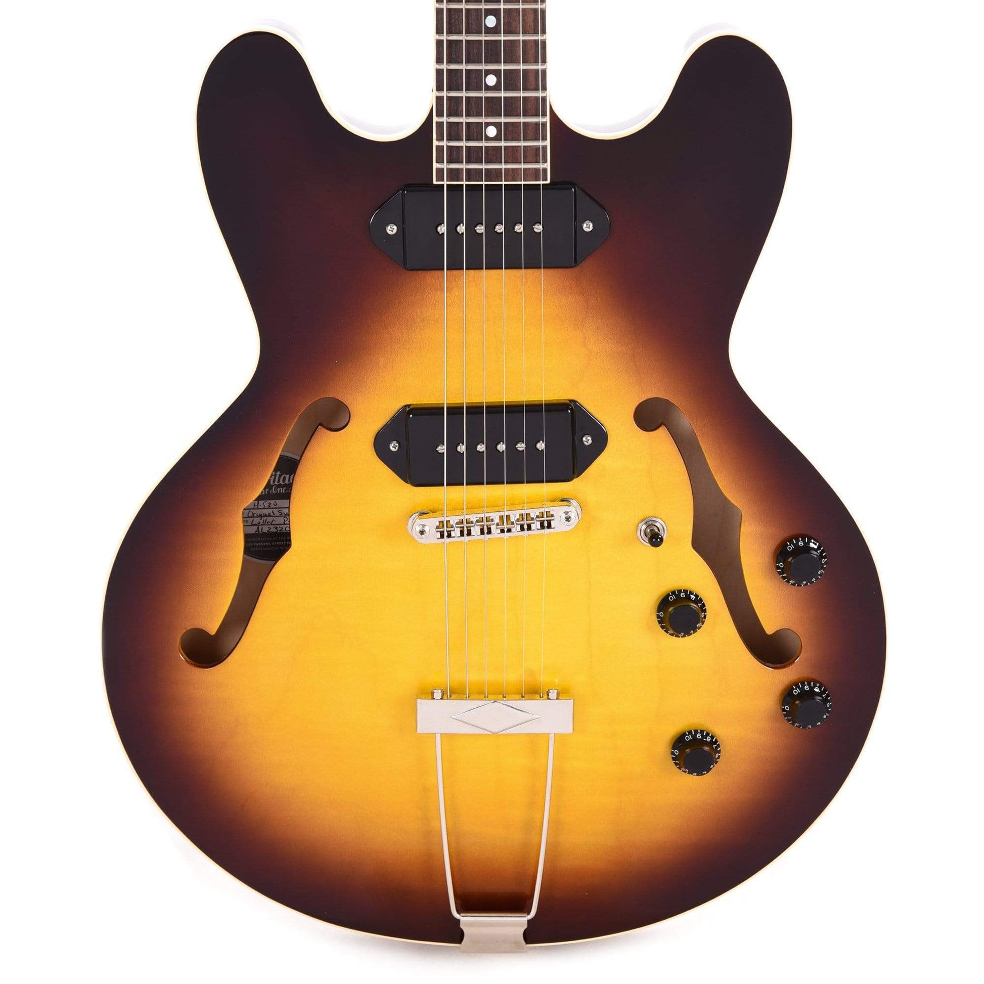 Heritage Standard H-530 Hollow Electric Original Sunburst Electric Guitars / Hollow Body