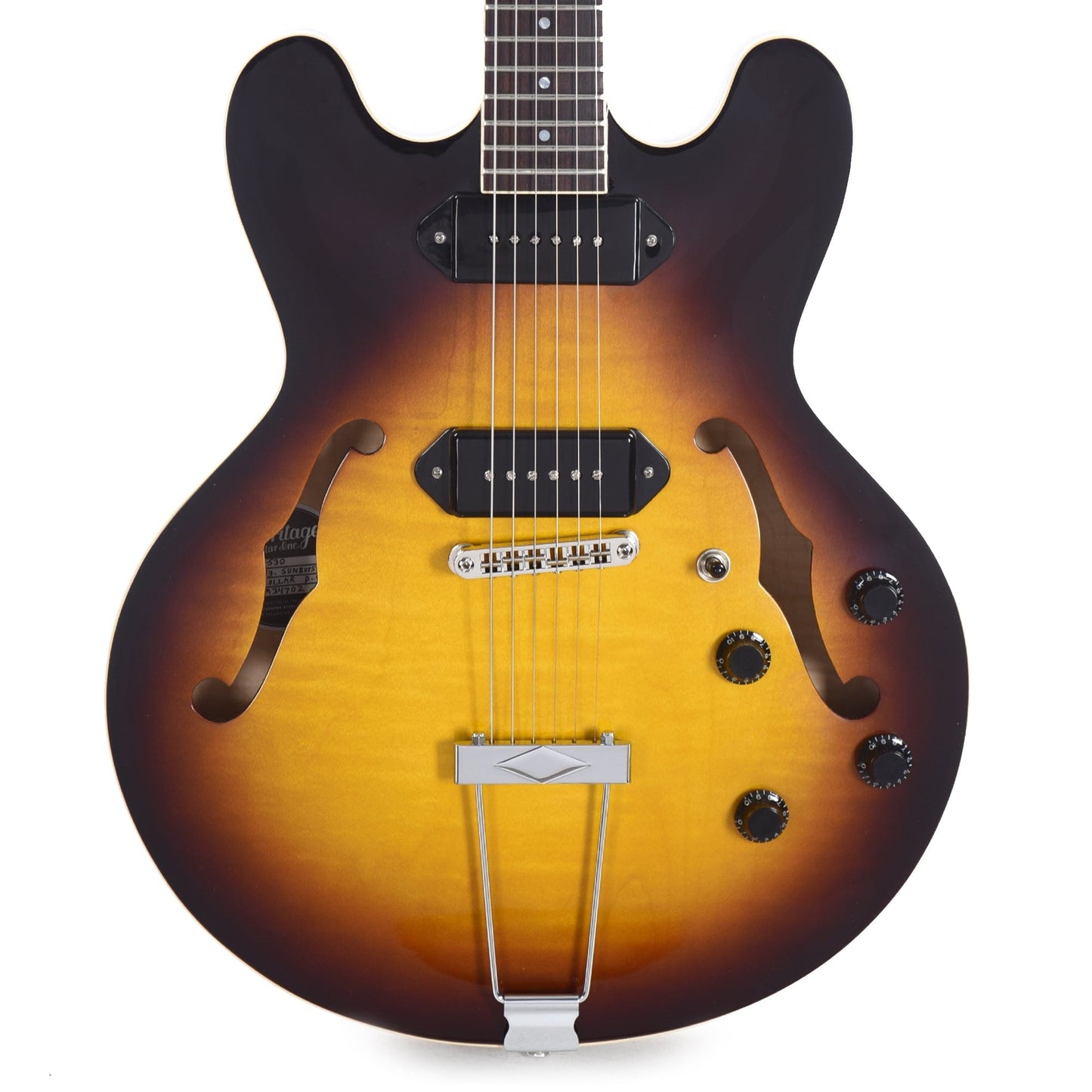 Heritage Standard H-530 Hollow Electric Original Sunburst Electric Guitars / Hollow Body