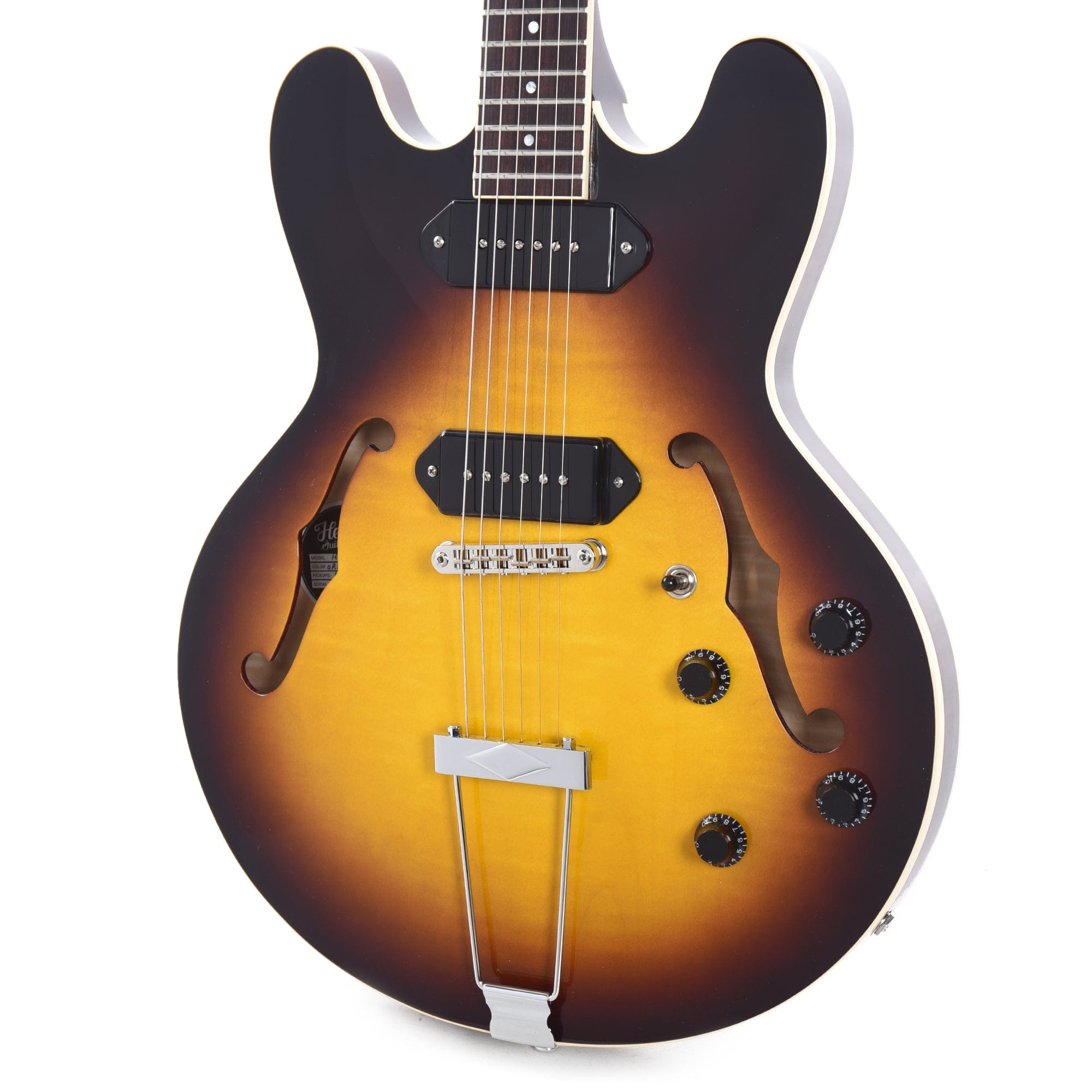 Heritage Standard H-530 Hollow Electric Original Sunburst Electric Guitars / Hollow Body