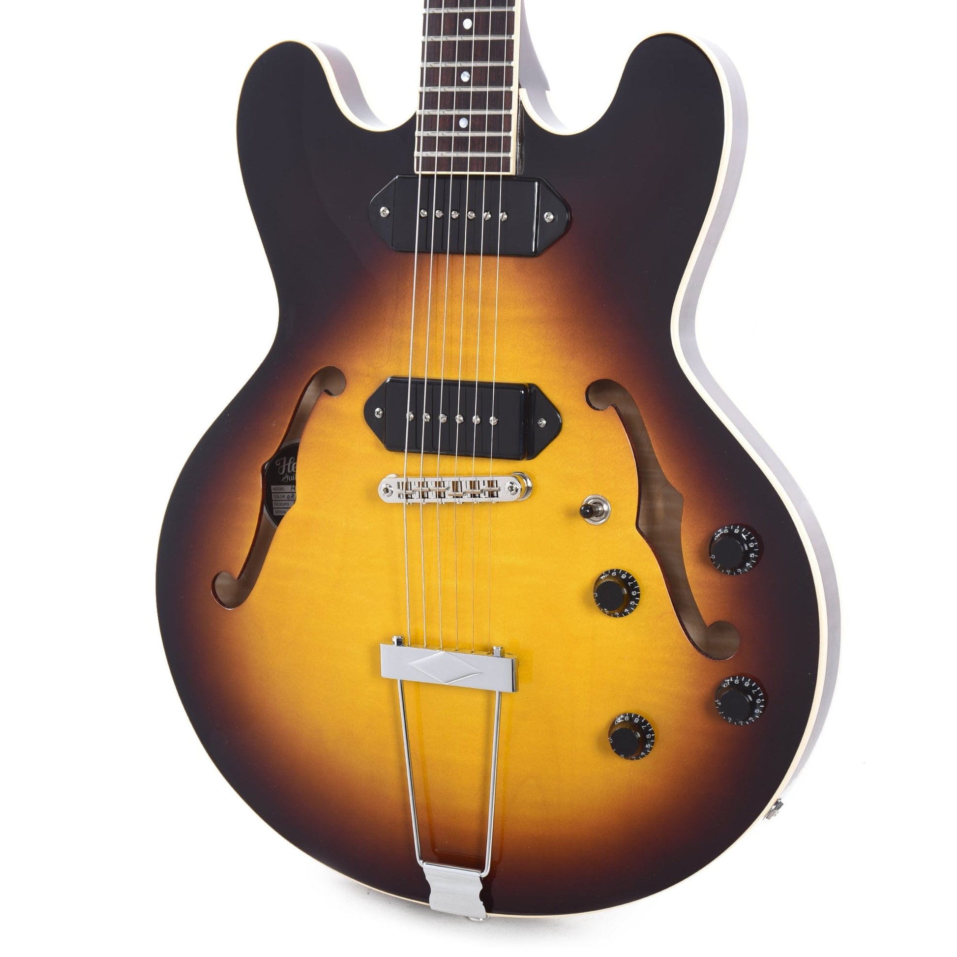 Heritage Standard H-530 Hollow Electric Original Sunburst Electric Guitars / Hollow Body