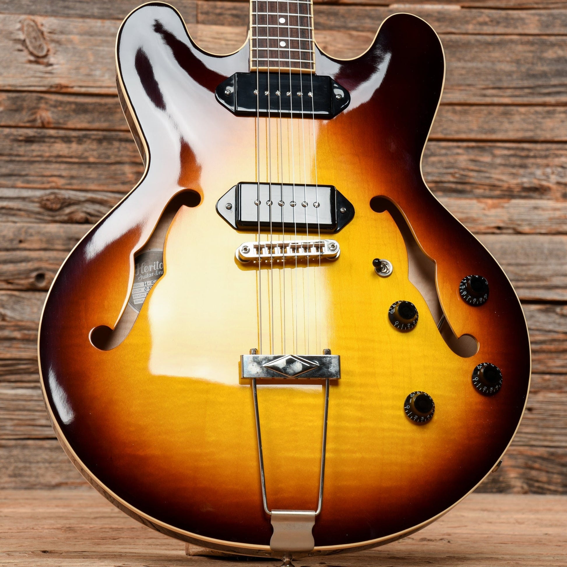 Heritage Standard H-530 Sunburst Electric Guitars / Hollow Body