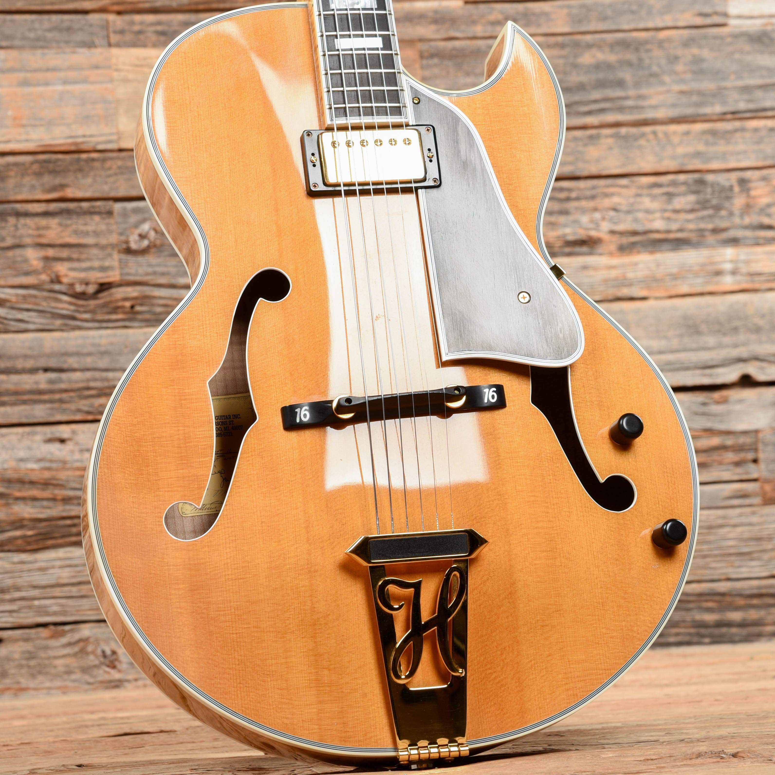 Heritage Sweet 16 Natural 2001 Electric Guitars / Hollow Body