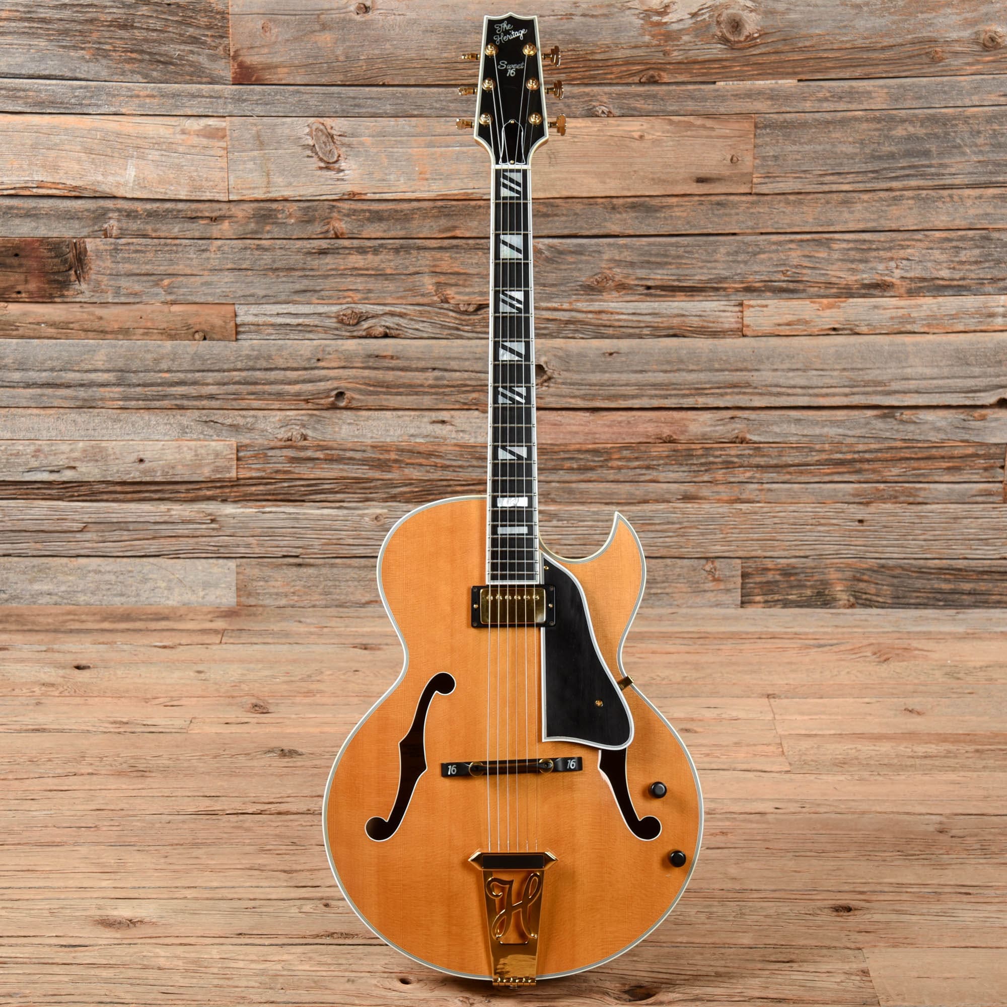 Heritage Sweet 16 Natural 2001 Electric Guitars / Hollow Body
