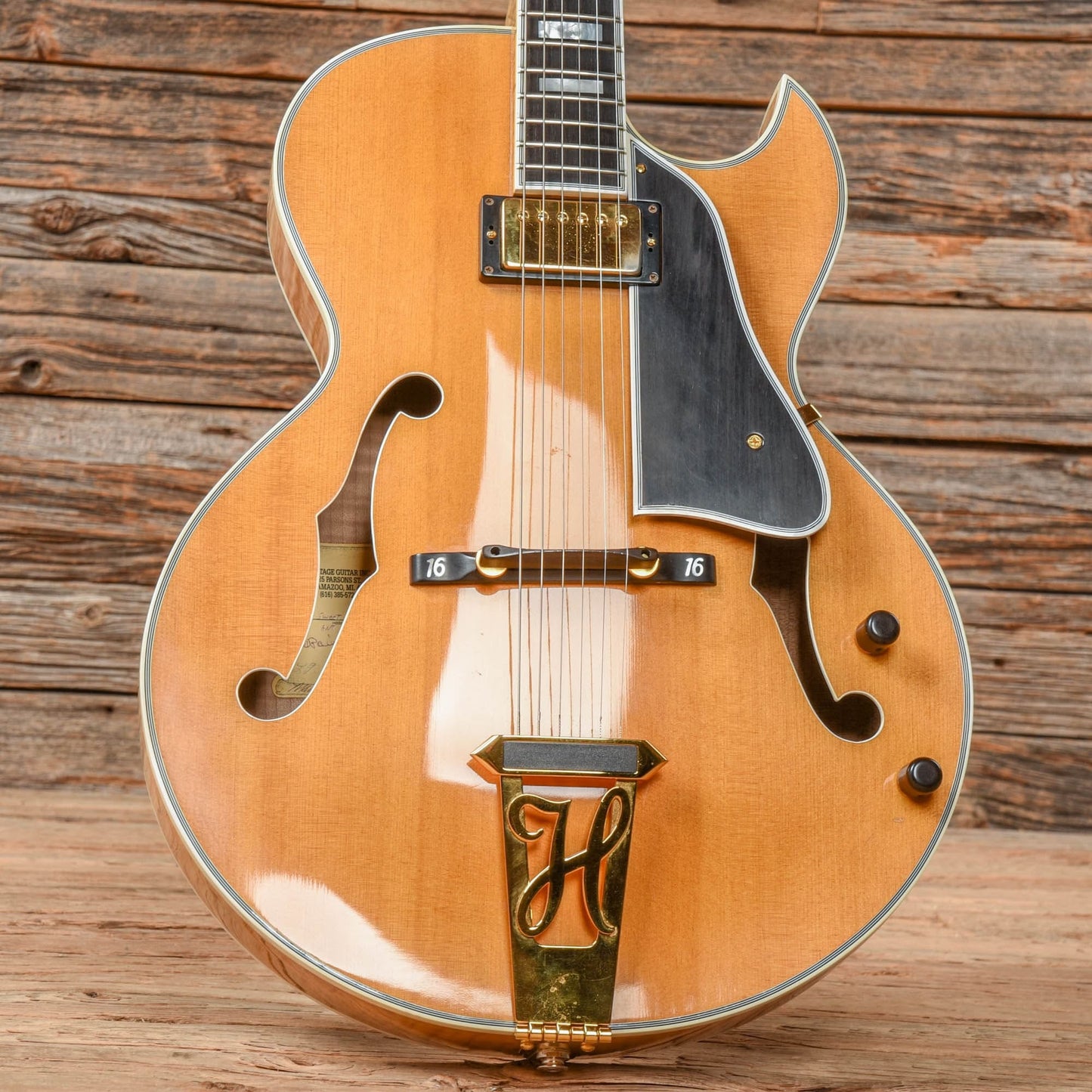 Heritage Sweet 16 Natural 2001 Electric Guitars / Hollow Body