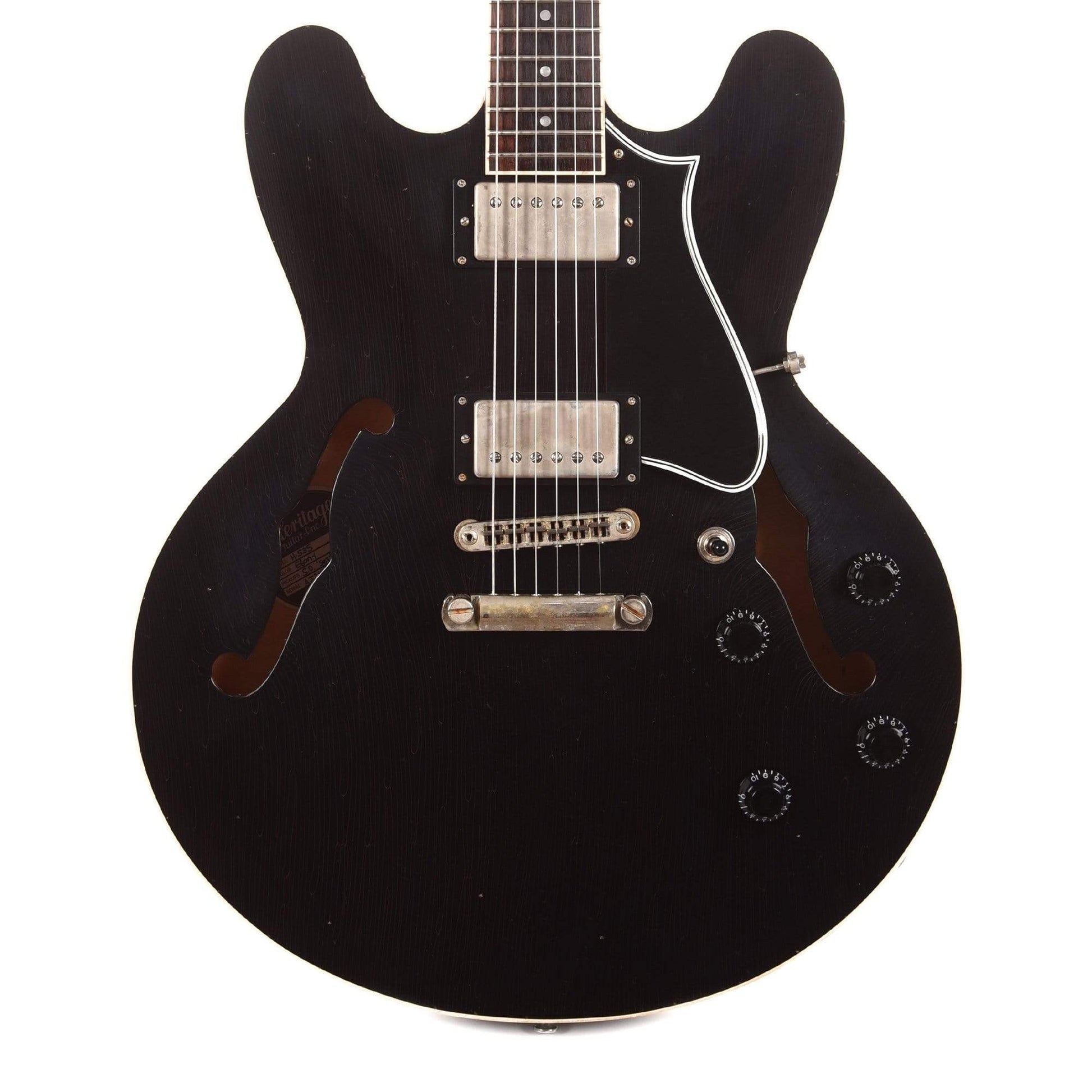 Heritage Artisan Aged Collection H-535 Ebony Electric Guitars / Semi-Hollow