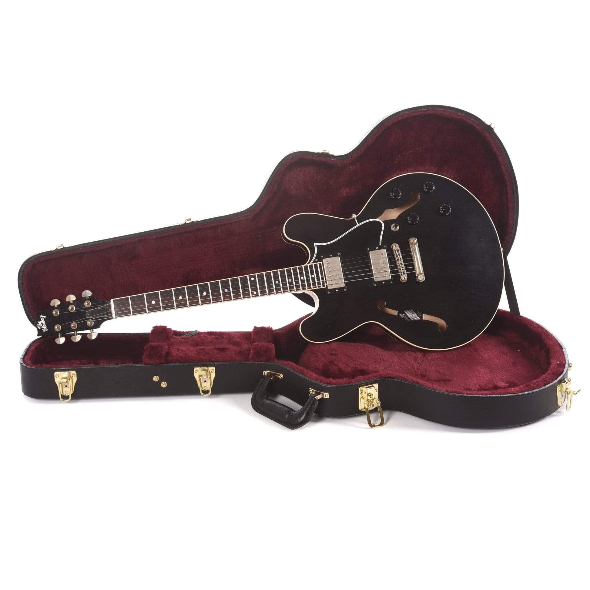 Heritage Artisan Aged Collection H-535 Ebony Electric Guitars / Semi-Hollow