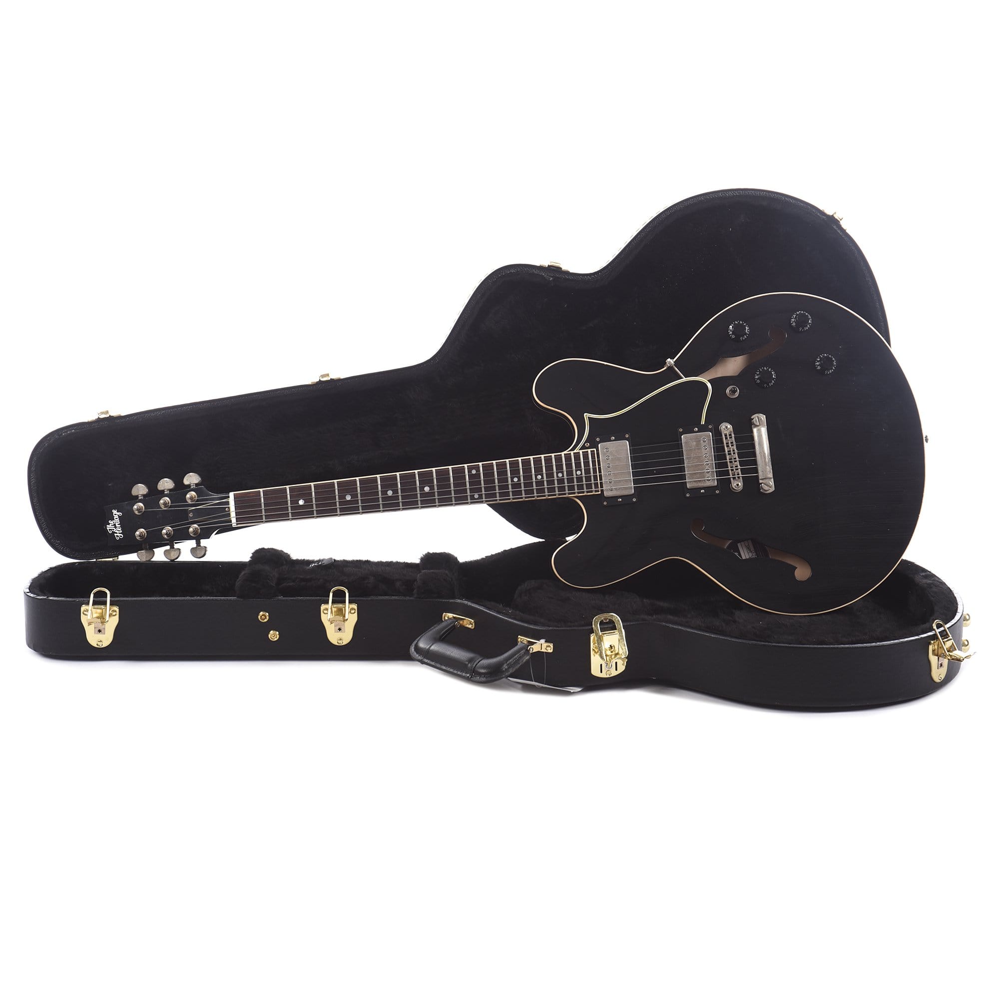 Heritage Artisan Aged Collection H-535 Ebony Electric Guitars / Semi-Hollow
