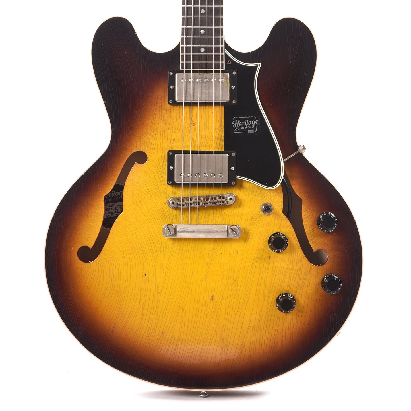 Heritage Artisan Aged Collection H-535 Original Sunburst Electric Guitars / Semi-Hollow