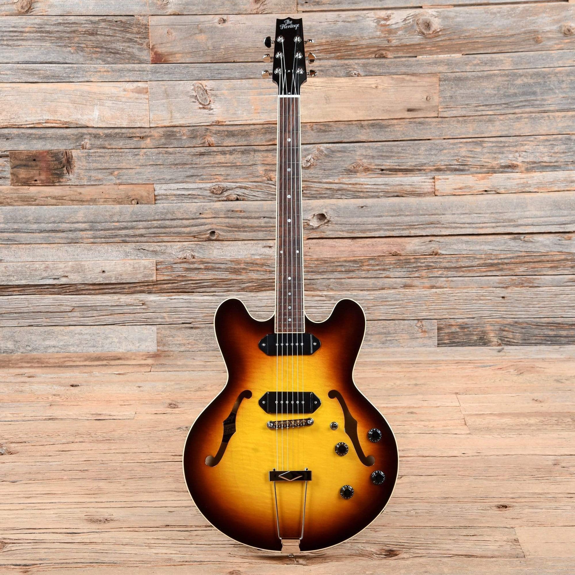 Heritage H-530 Hollow Body Original Sunburst w/Hardshell Case Electric Guitars / Semi-Hollow
