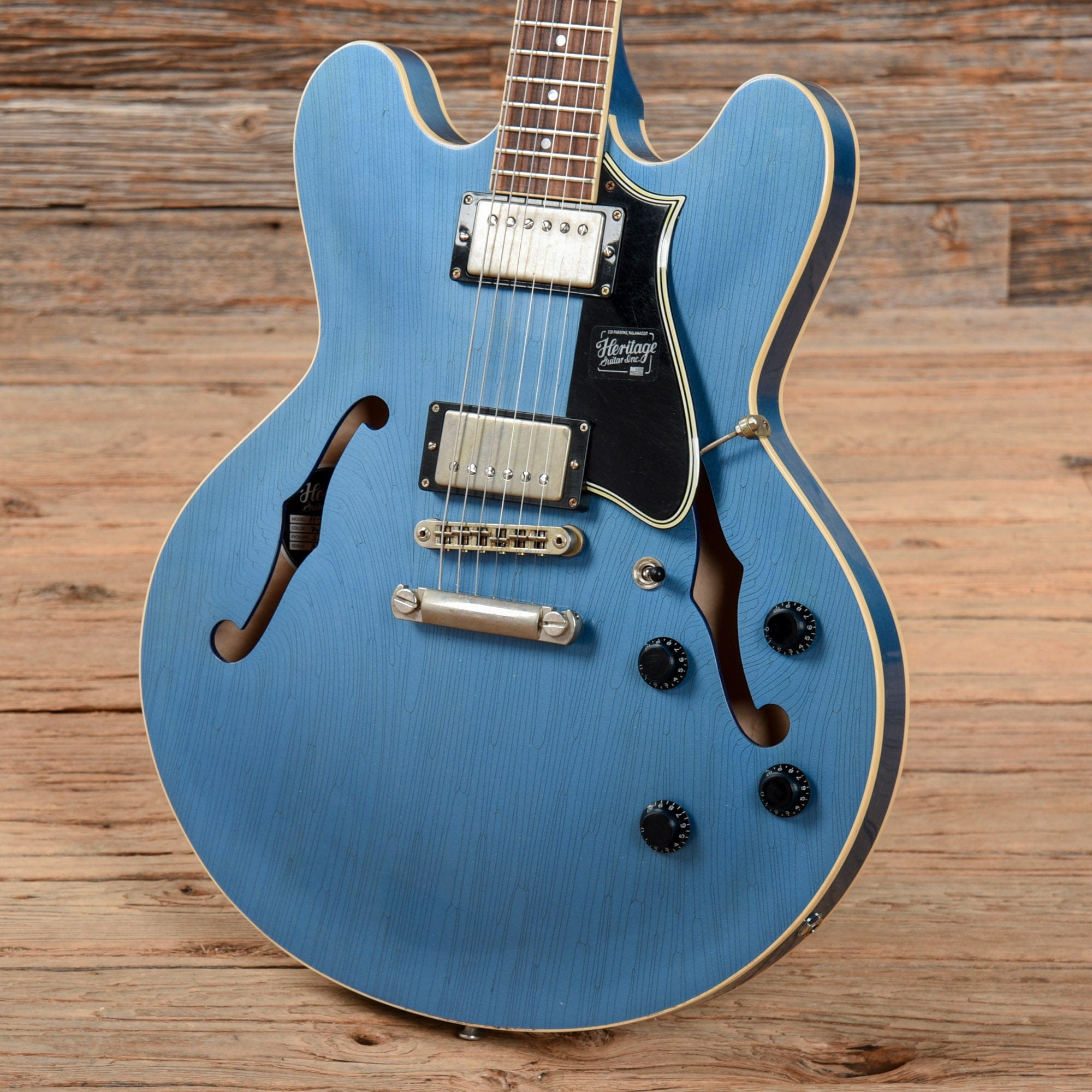Heritage H-535 Artisan Aged Limited Edition Pelham Blue 2021 Electric Guitars / Semi-Hollow