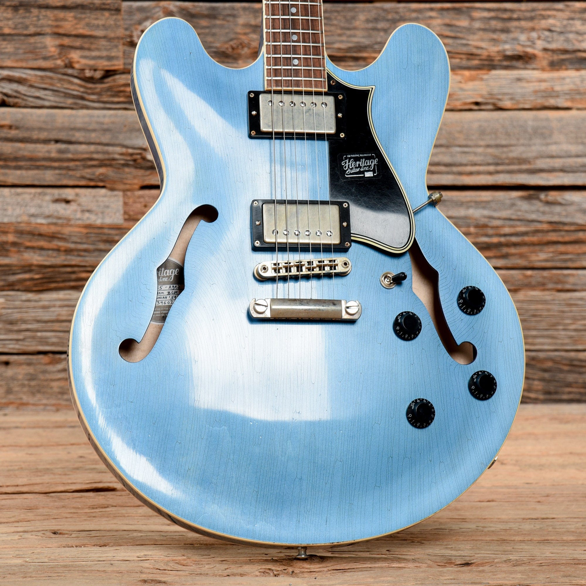 Heritage H-535 Artisan Aged Limited Edition Pelham Blue 2021 Electric Guitars / Semi-Hollow