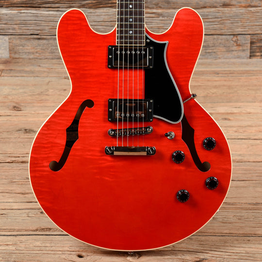 Heritage H-535 Cherry Electric Guitars / Semi-Hollow