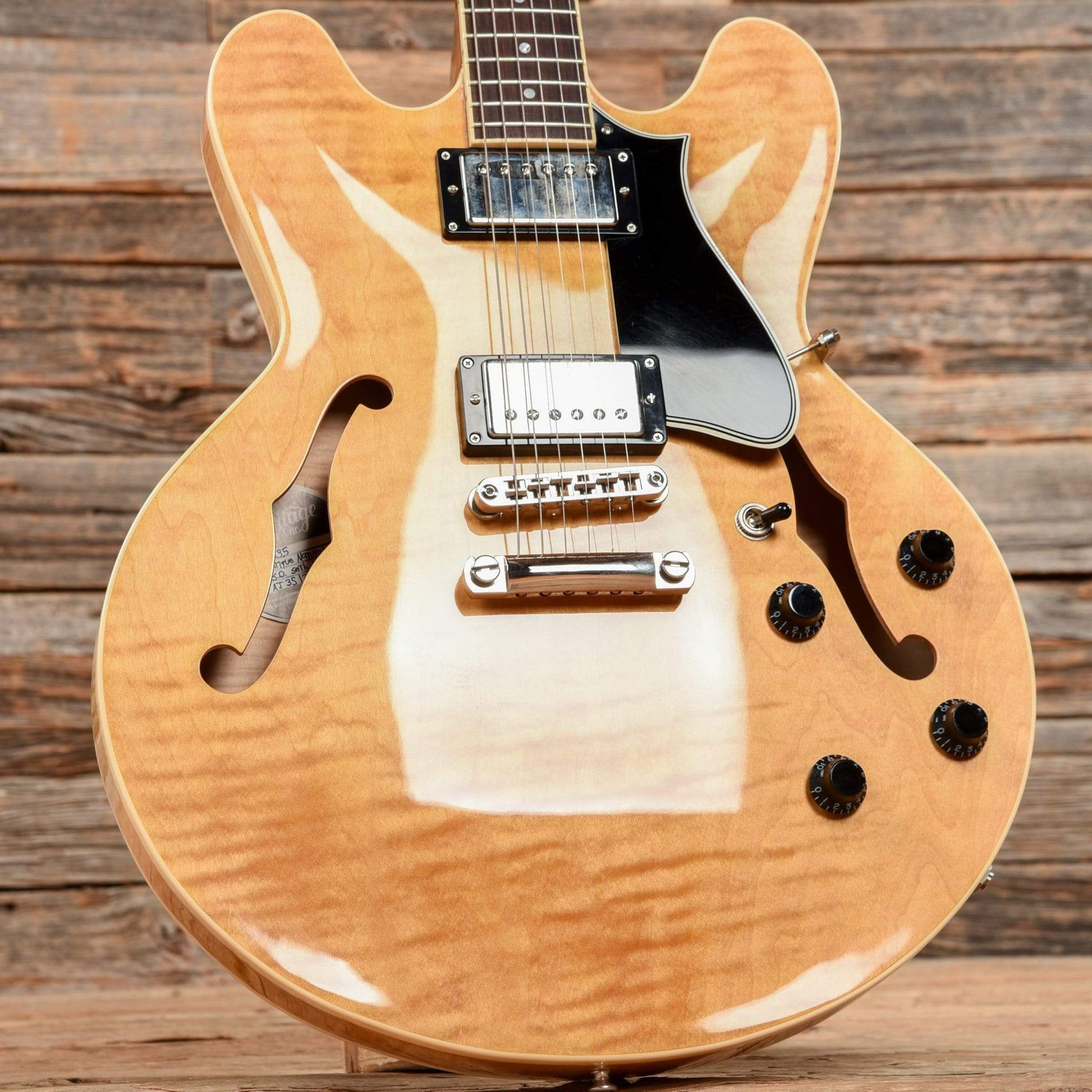 Heritage H-535 Standard Natural 2019 Electric Guitars / Semi-Hollow
