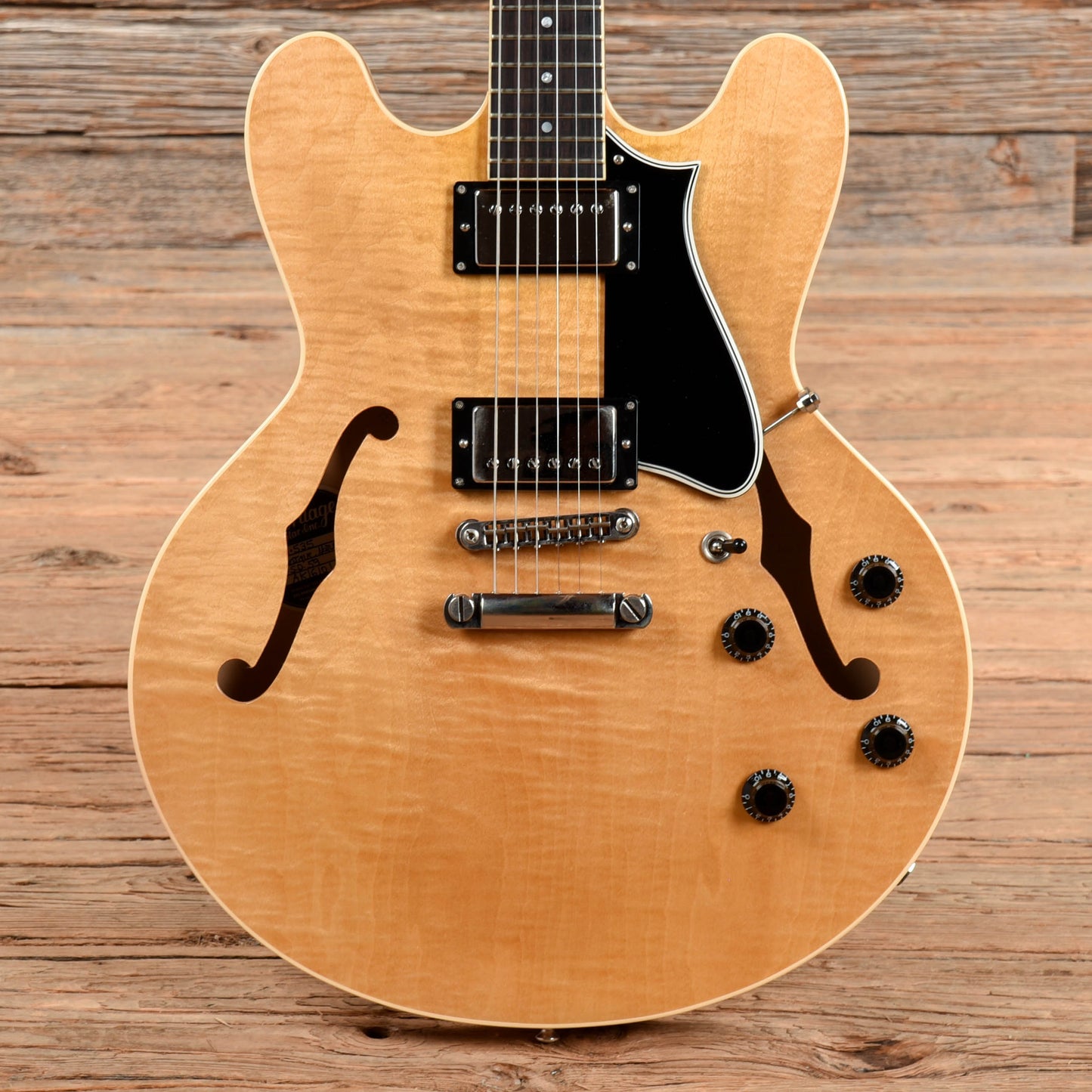 Heritage H-535 Standard Natural Electric Guitars / Semi-Hollow