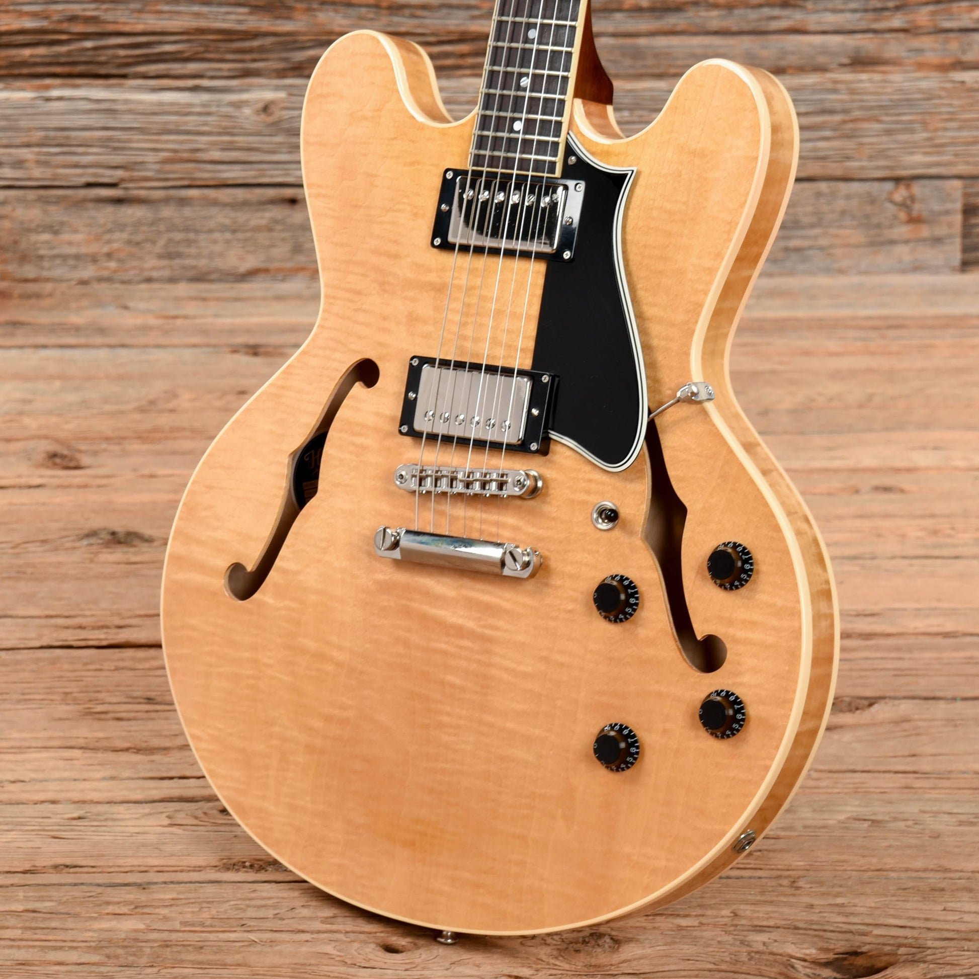 Heritage H-535 Standard Natural Electric Guitars / Semi-Hollow