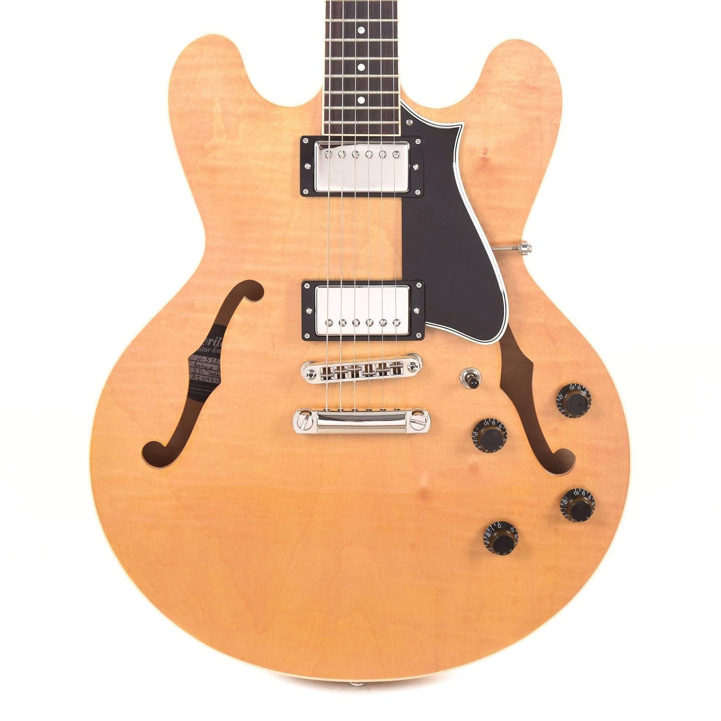 Heritage H-535 Standard Semi-Hollow Antique Natural Electric Guitars / Semi-Hollow