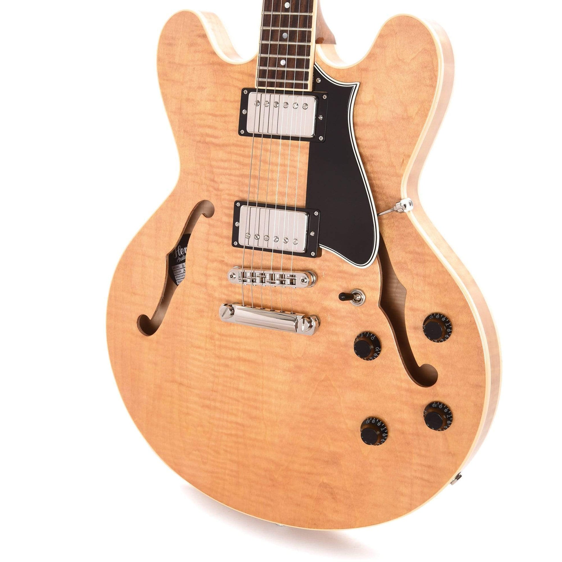 Heritage H-535 Standard Semi-Hollow Antique Natural Electric Guitars / Semi-Hollow