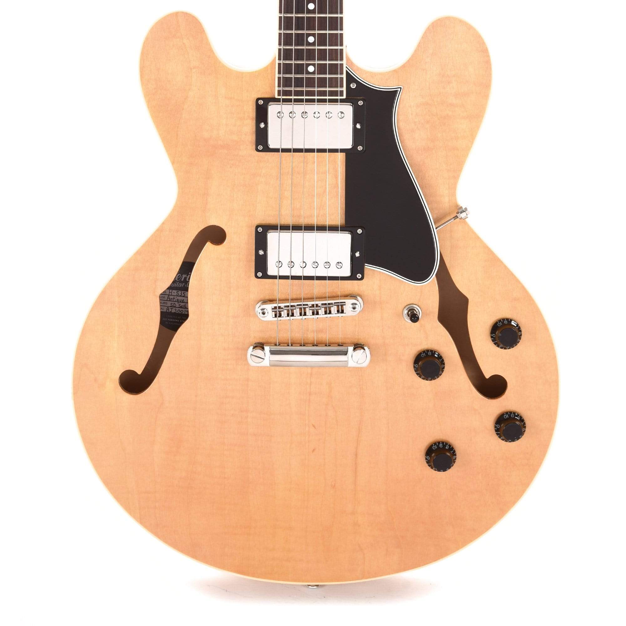 Heritage H-535 Standard Semi-Hollow Antique Natural Electric Guitars / Semi-Hollow