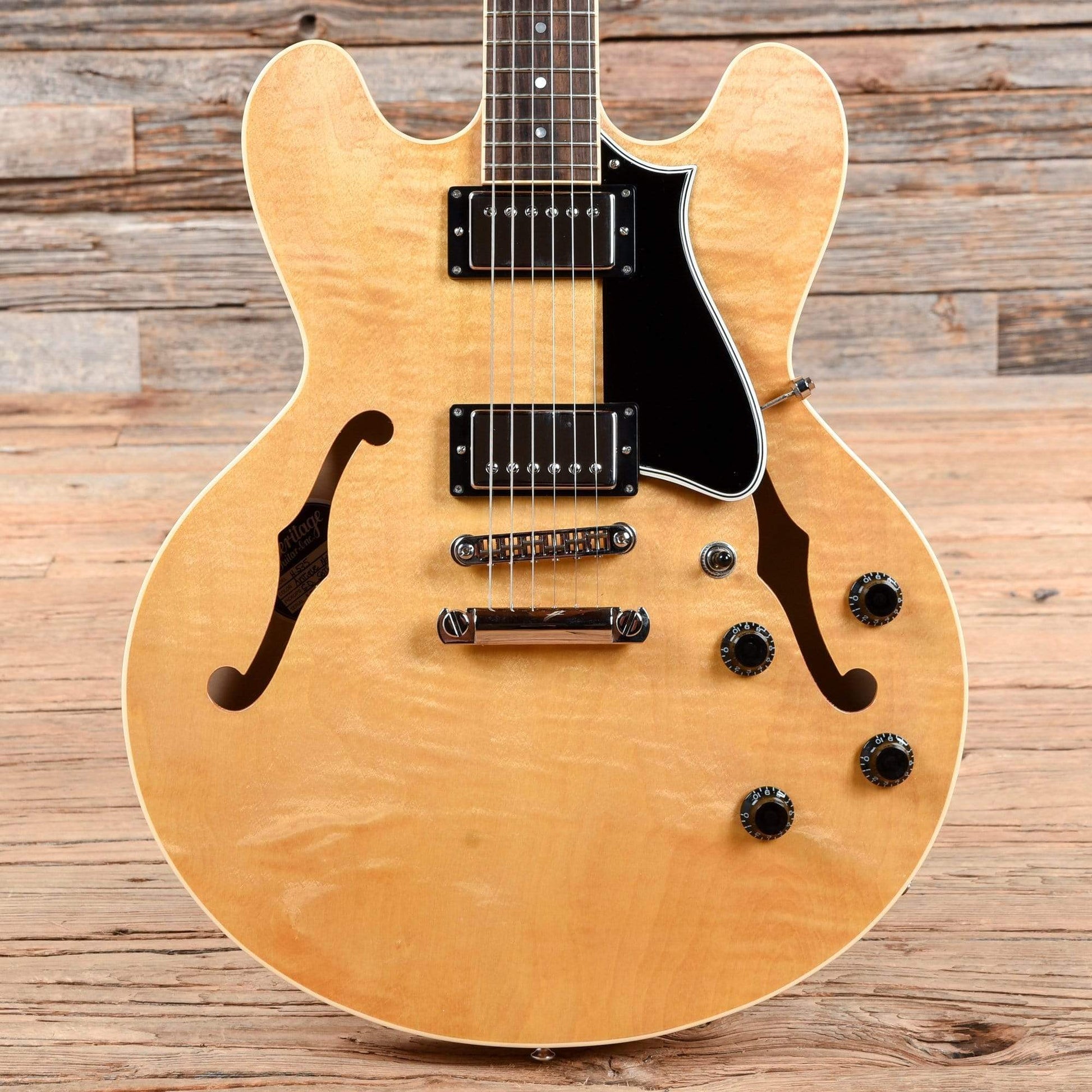 Heritage H-535 Standard Semi-Hollow Antique Natural Electric Guitars / Semi-Hollow