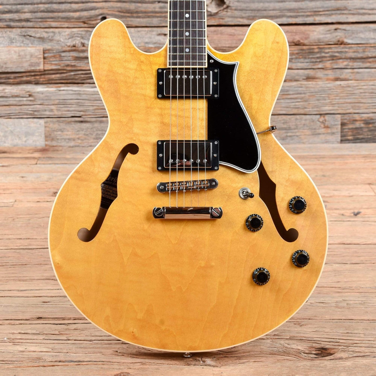 Heritage H-535 Standard Semi-Hollow Antique Natural Electric Guitars / Semi-Hollow