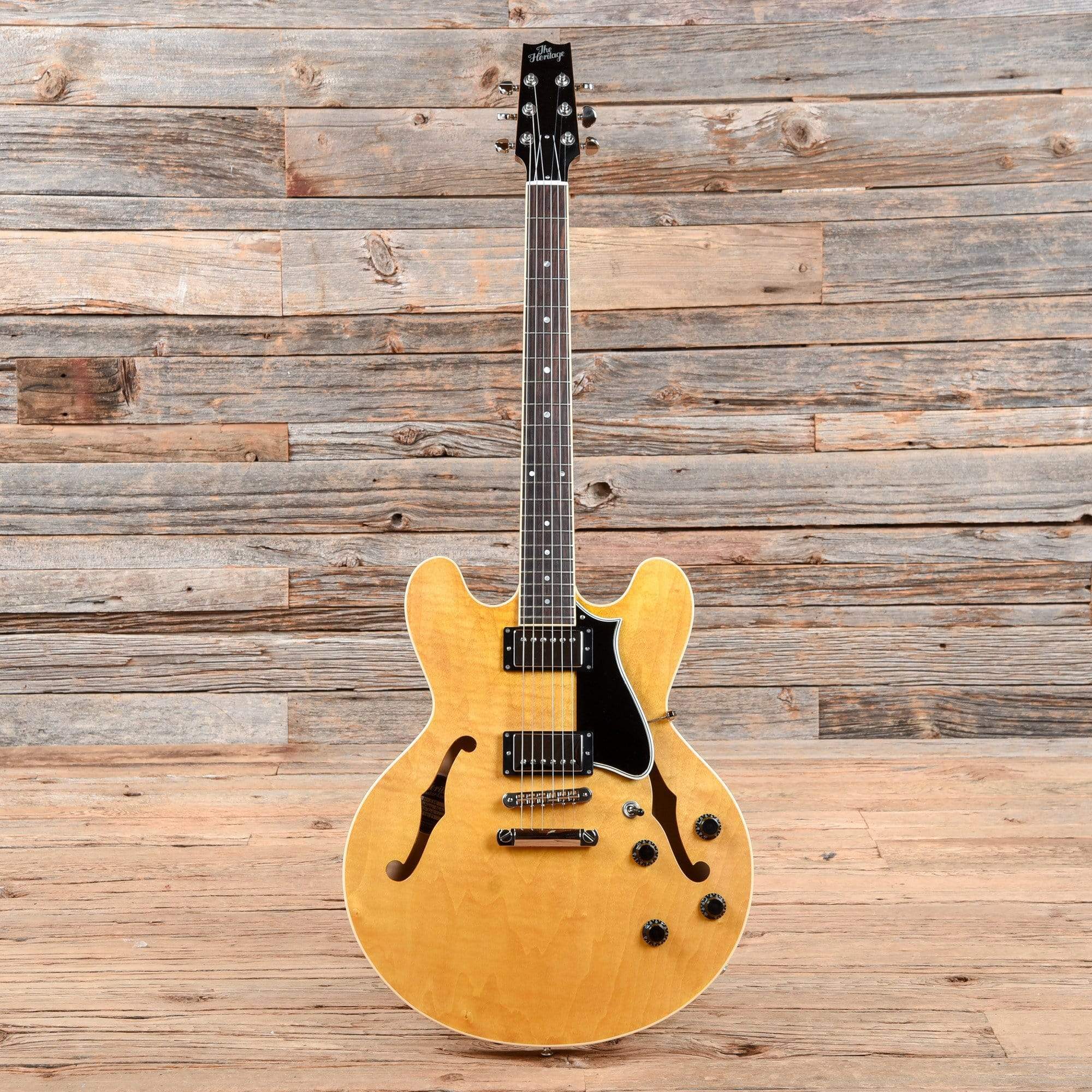 Heritage H-535 Standard Semi-Hollow Antique Natural Electric Guitars / Semi-Hollow