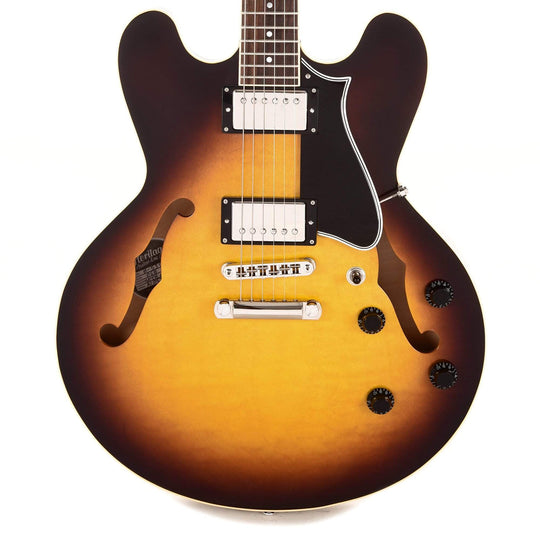 Heritage H-535 Standard Semi-Hollow Original Sunburst Electric Guitars / Semi-Hollow