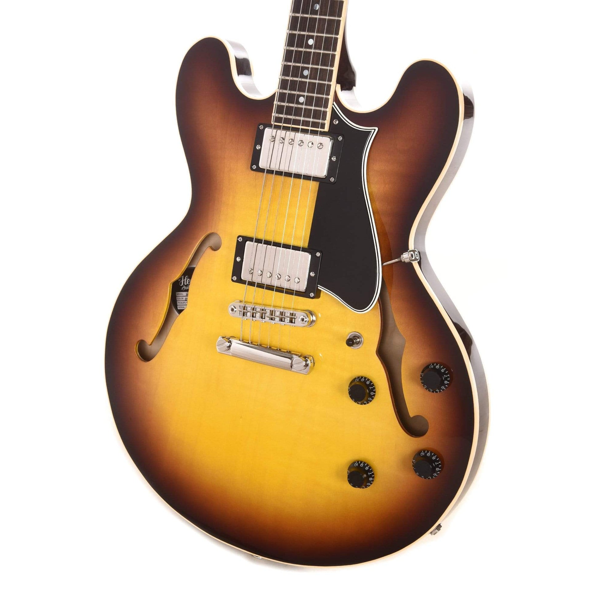 Heritage H-535 Standard Semi-Hollow Original Sunburst Electric Guitars / Semi-Hollow