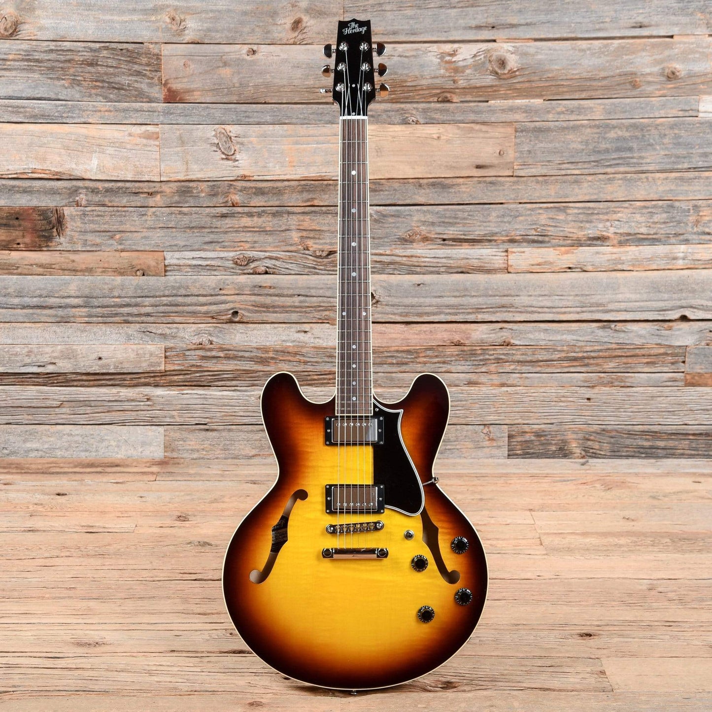 Heritage H-535 Standard Semi-Hollow Original Sunburst Electric Guitars / Semi-Hollow