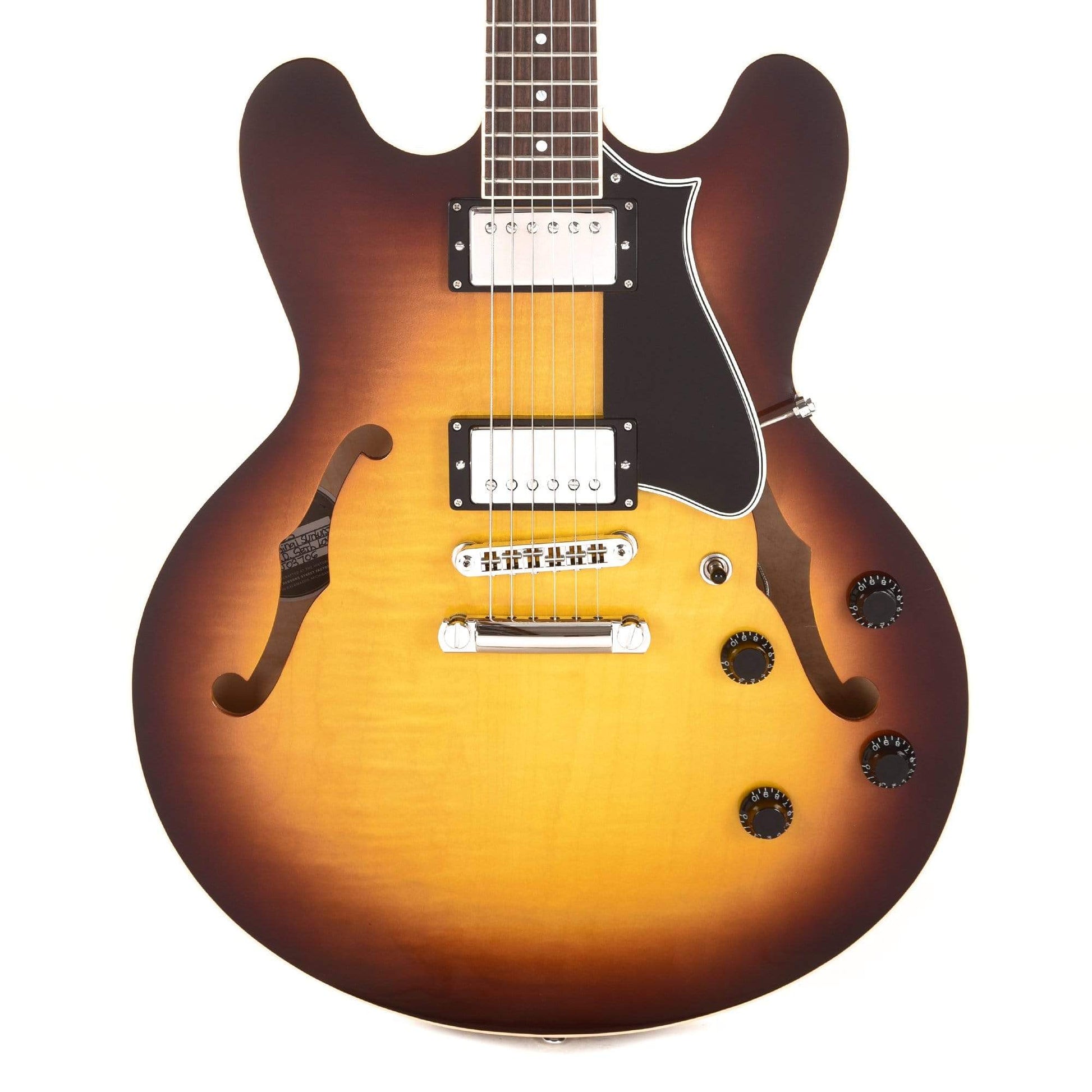 Heritage H-535 Standard Semi-Hollow Original Sunburst Electric Guitars / Semi-Hollow