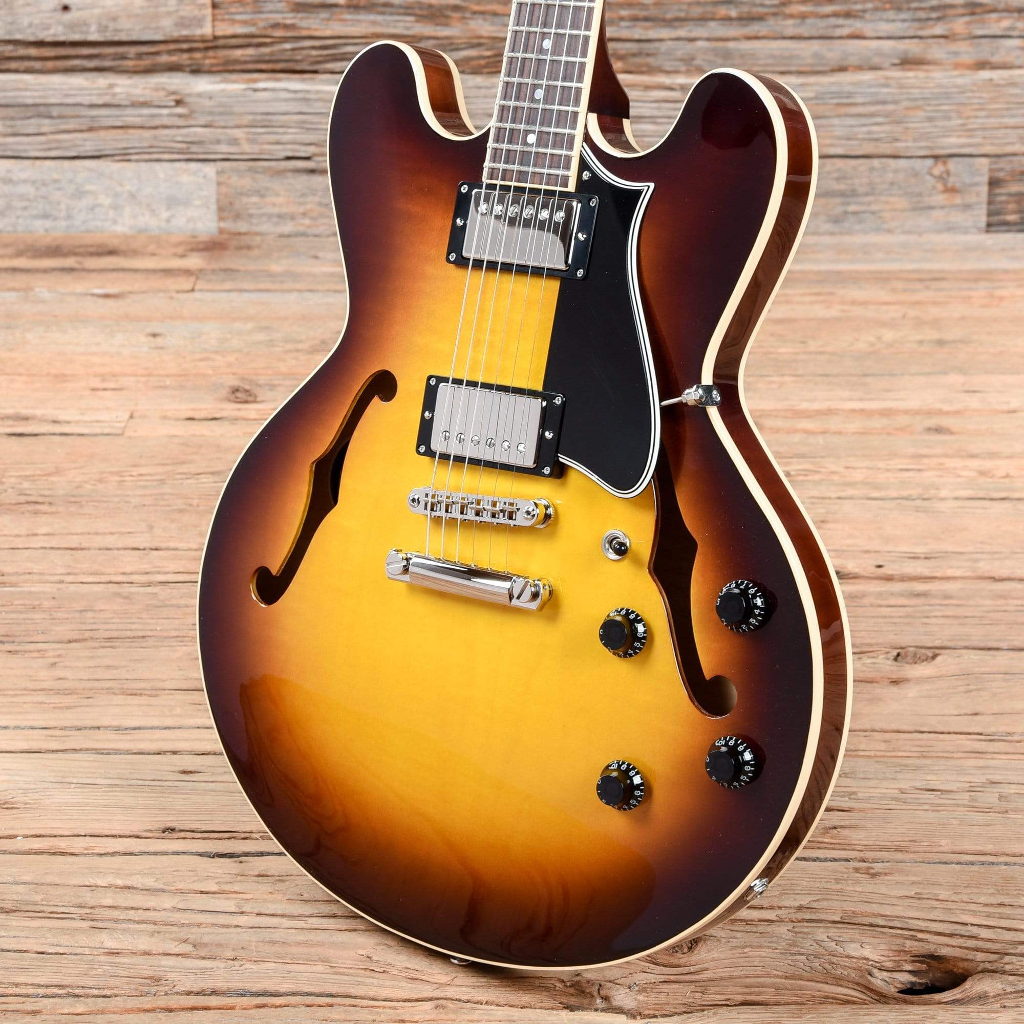 Heritage H-535 Standard Semi-Hollow Original Sunburst Electric Guitars / Semi-Hollow