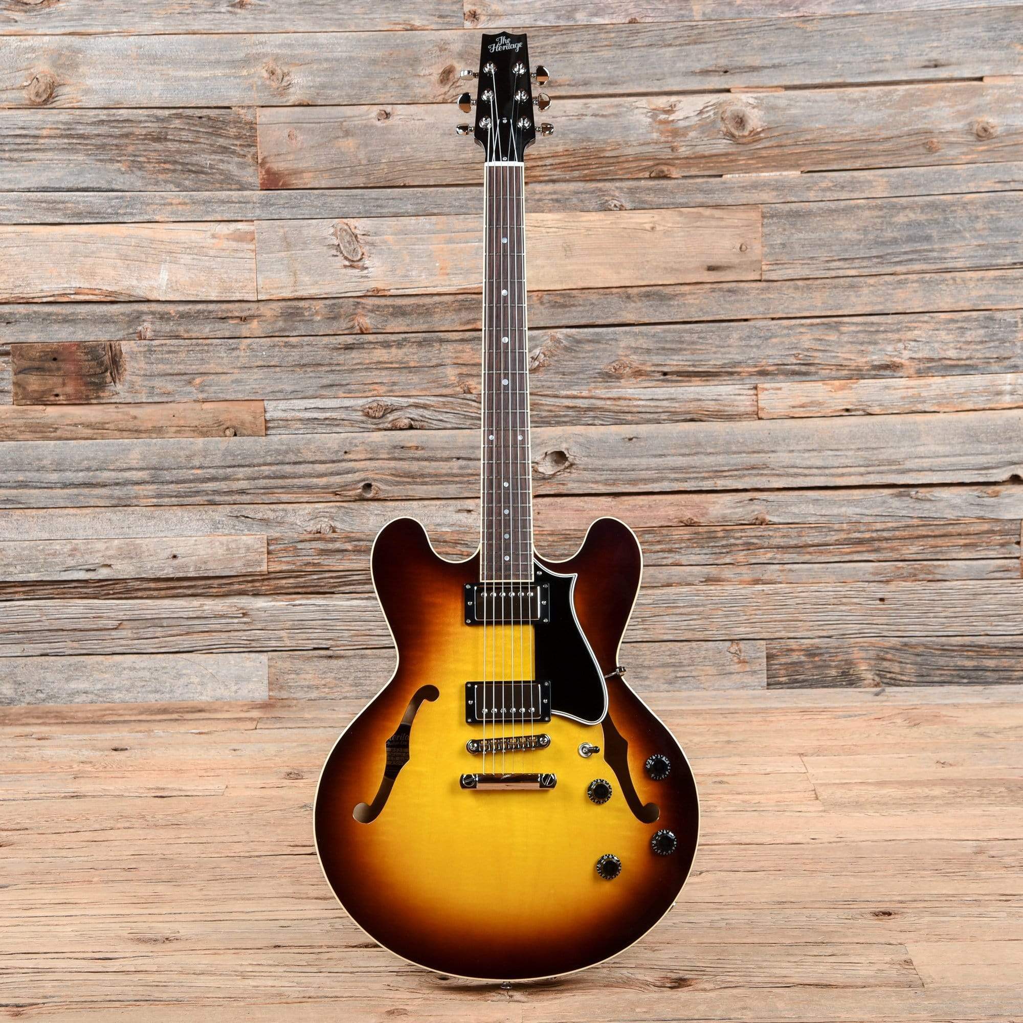 Heritage H-535 Standard Semi-Hollow Original Sunburst Electric Guitars / Semi-Hollow