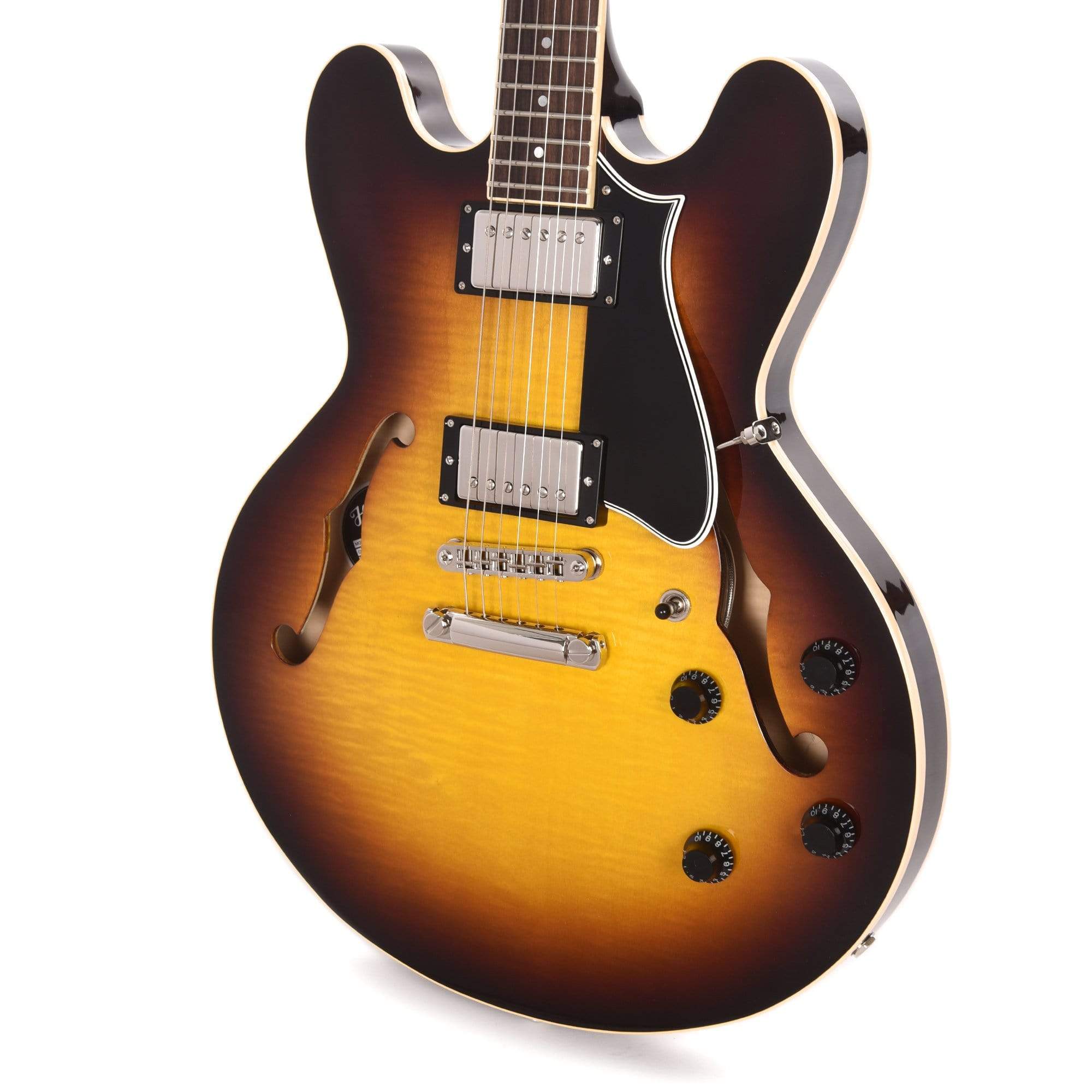 Heritage H-535 Standard Semi-Hollow Original Sunburst Electric Guitars / Semi-Hollow