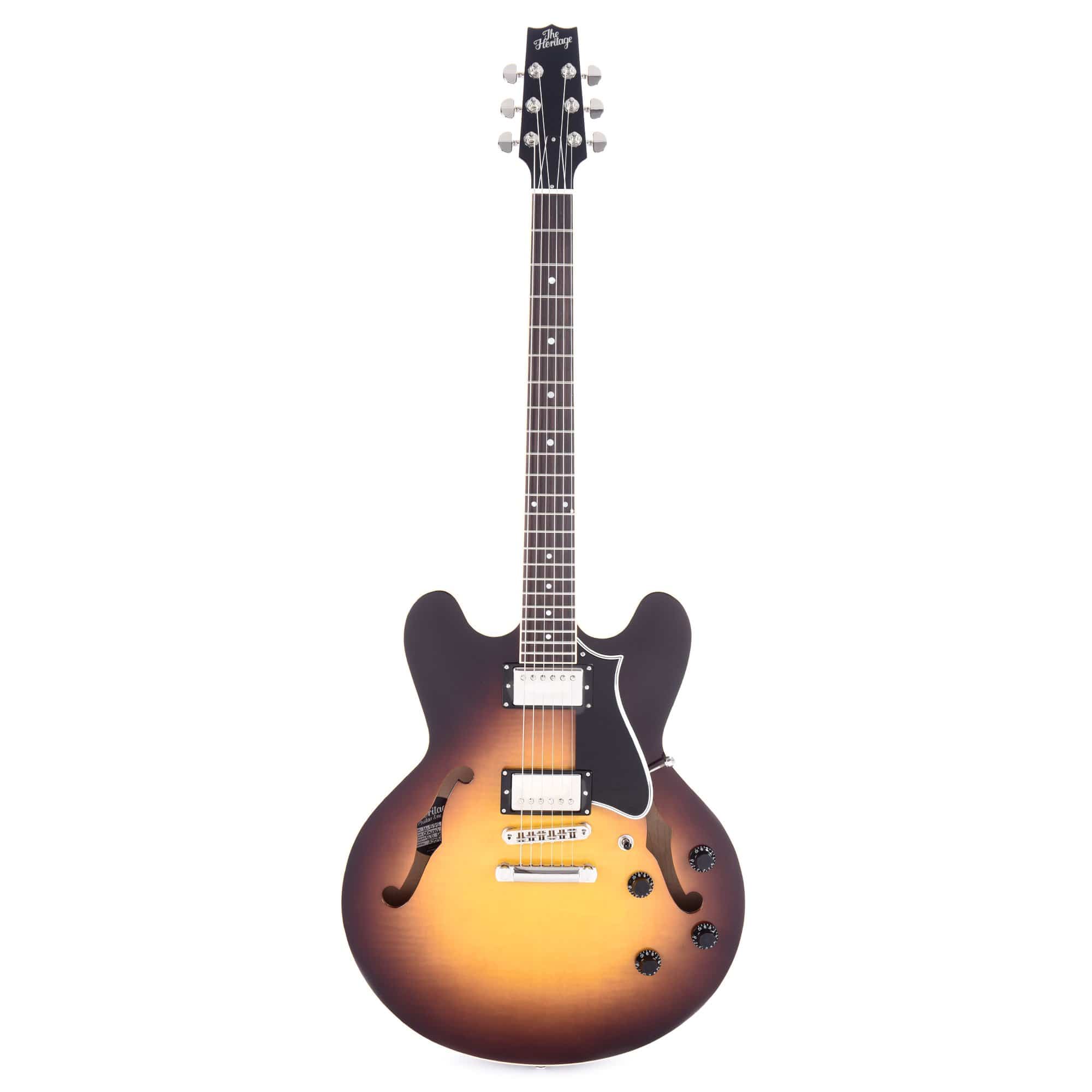 Heritage H-535 Standard Semi-Hollow Original Sunburst Electric Guitars / Semi-Hollow