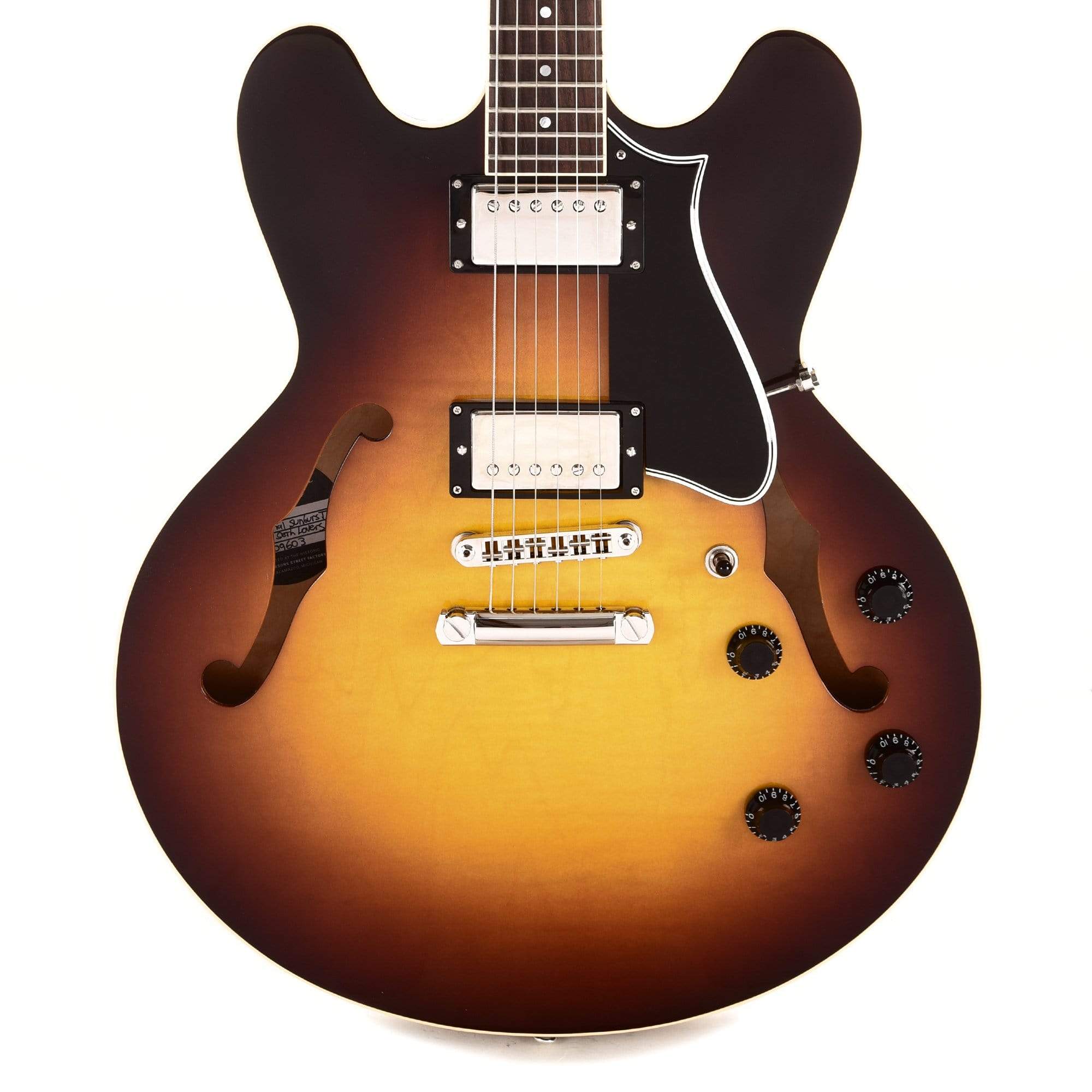 Heritage H-535 Standard Semi-Hollow Original Sunburst Electric Guitars / Semi-Hollow