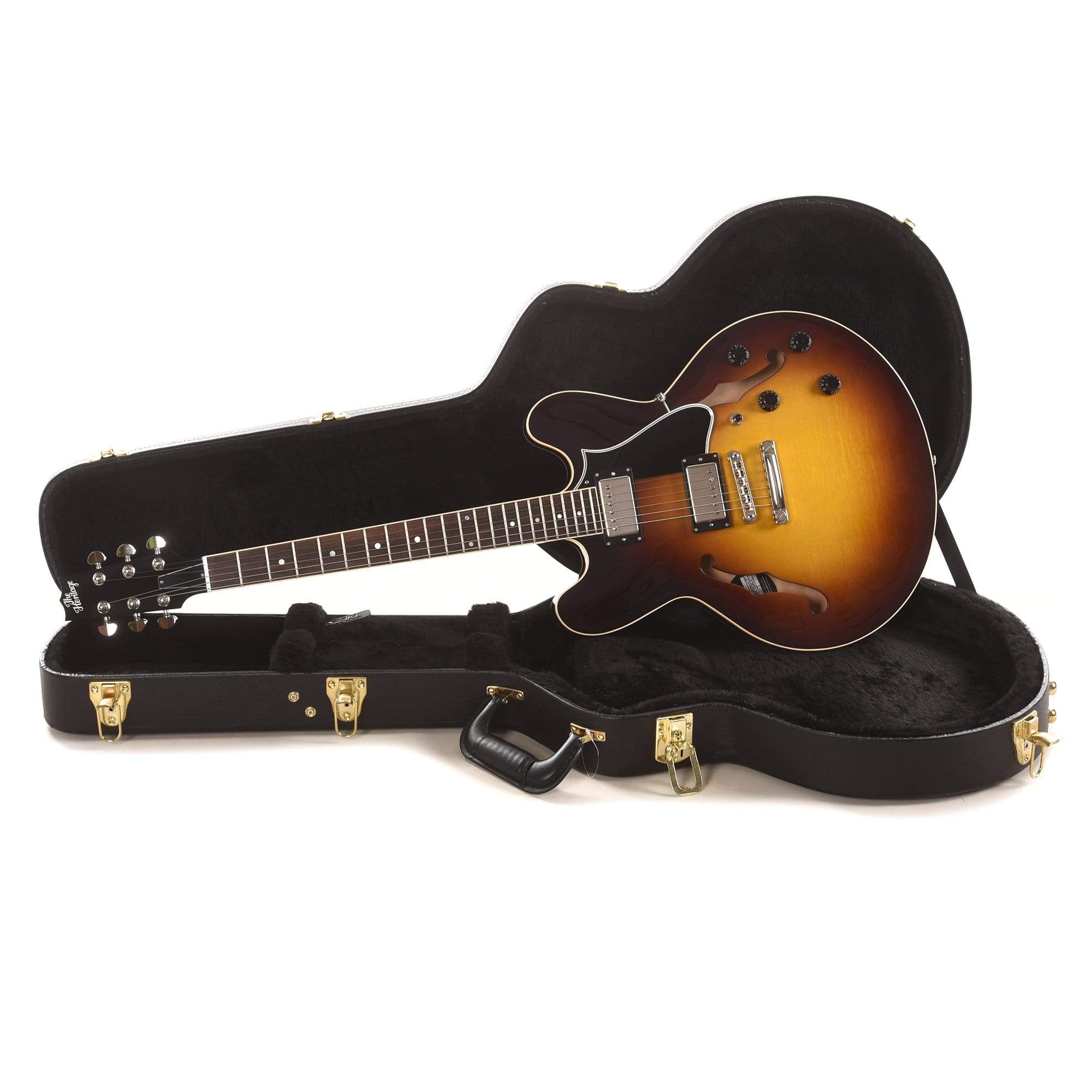 Heritage H-535 Standard Semi-Hollow Original Sunburst Electric Guitars / Semi-Hollow