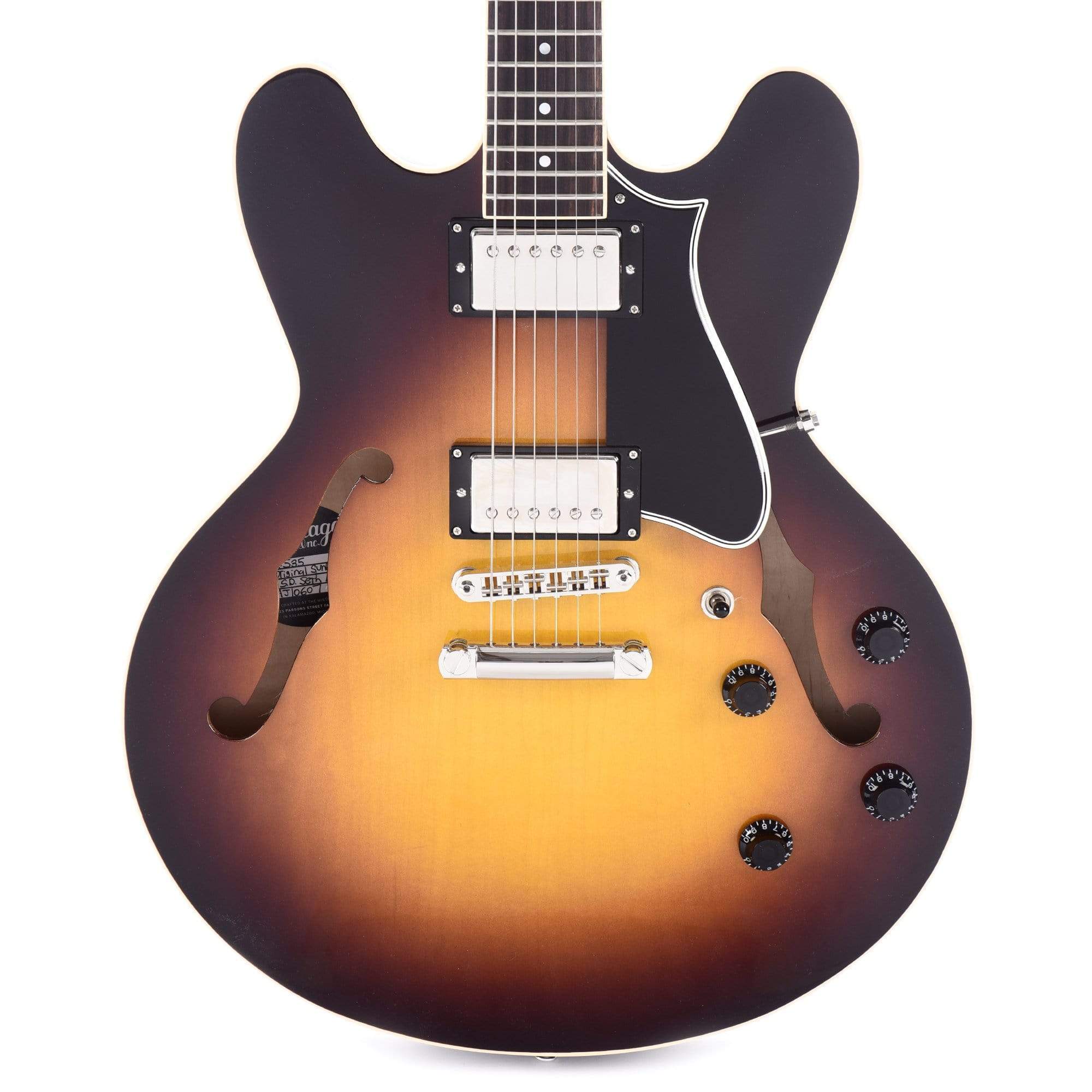 Heritage H-535 Standard Semi-Hollow Original Sunburst Electric Guitars / Semi-Hollow