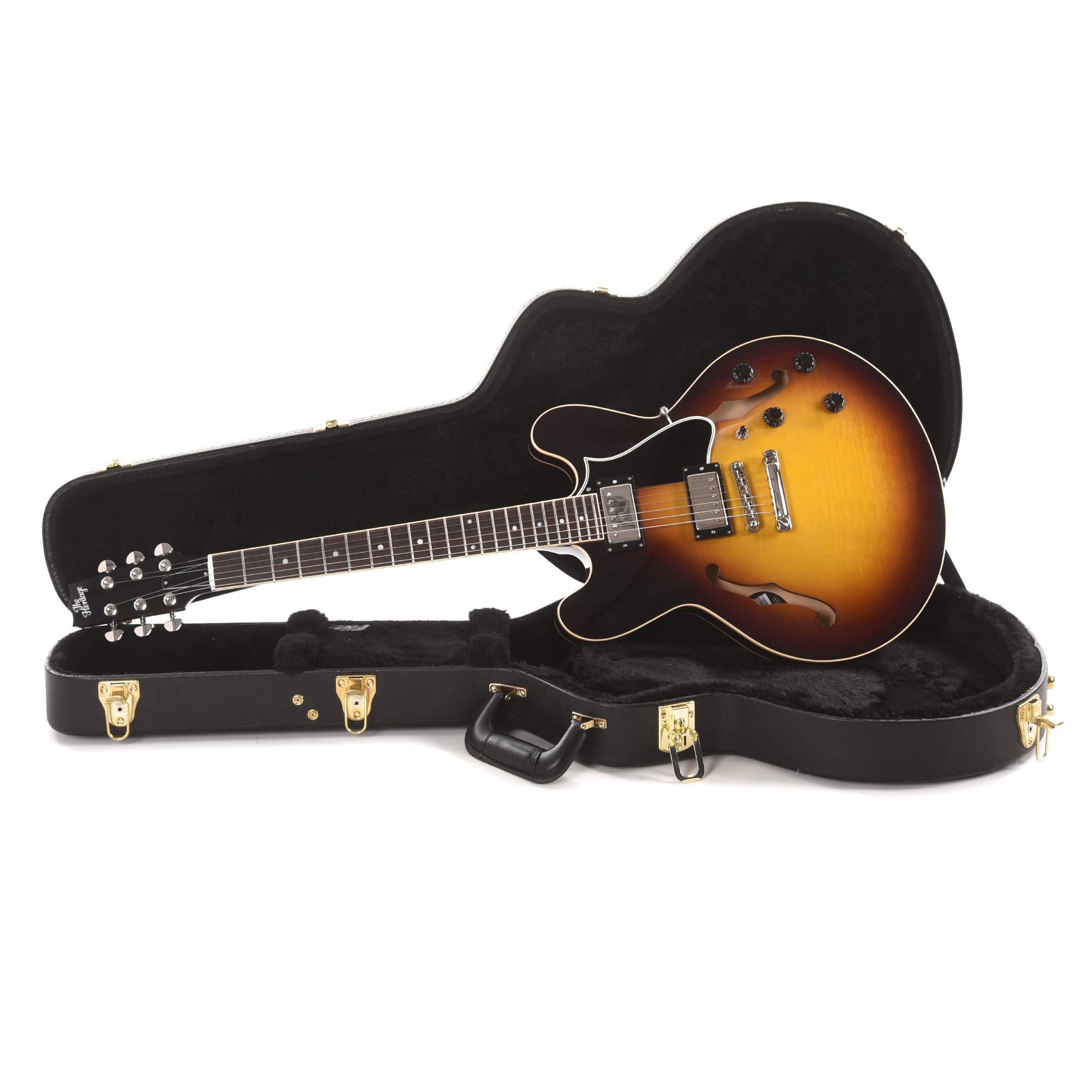 Heritage H-535 Standard Semi-Hollow Original Sunburst Electric Guitars / Semi-Hollow