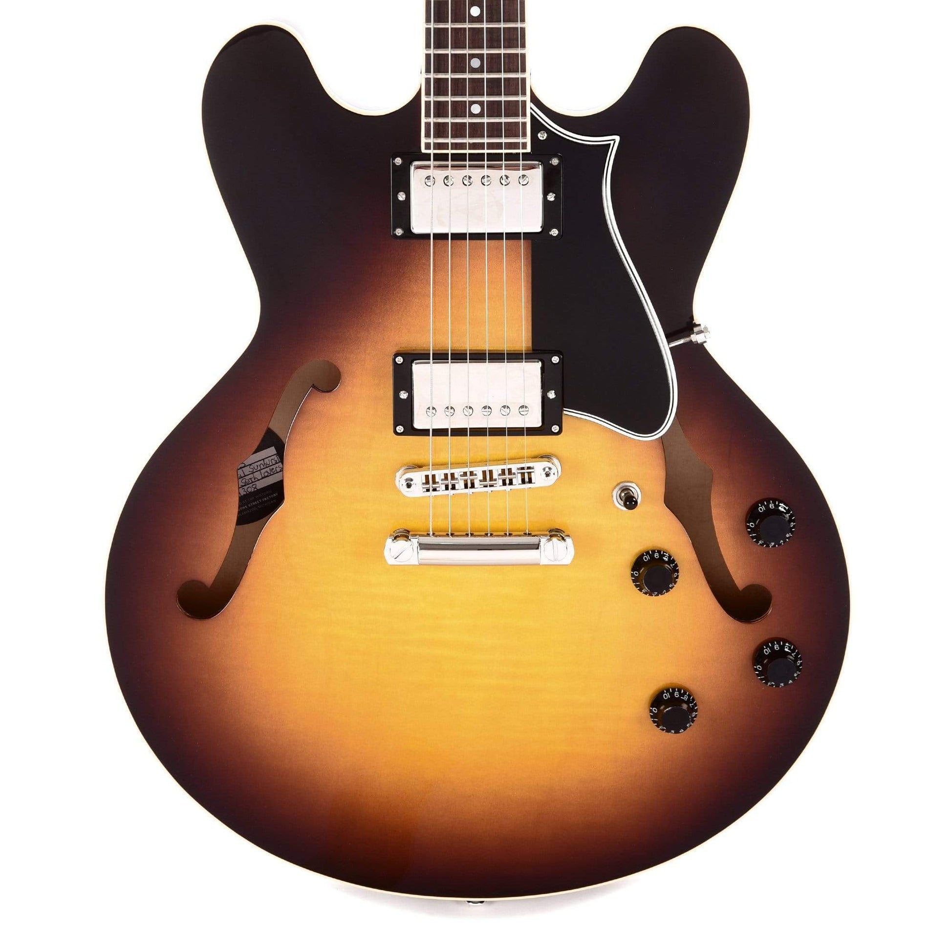 Heritage H-535 Standard Semi-Hollow Original Sunburst Electric Guitars / Semi-Hollow