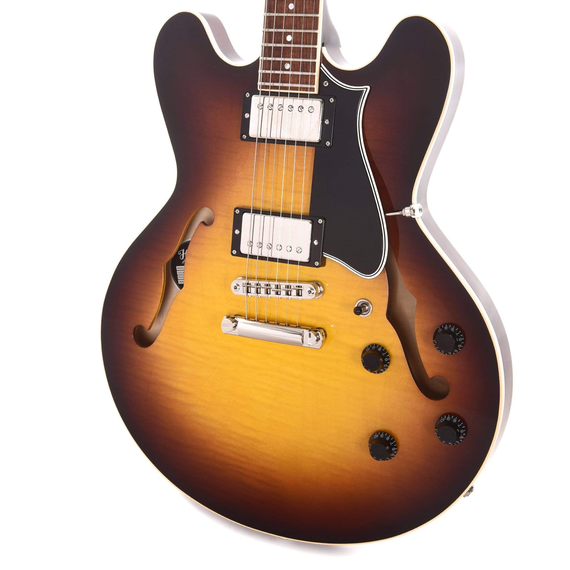 Heritage H-535 Standard Semi-Hollow Original Sunburst Electric Guitars / Semi-Hollow