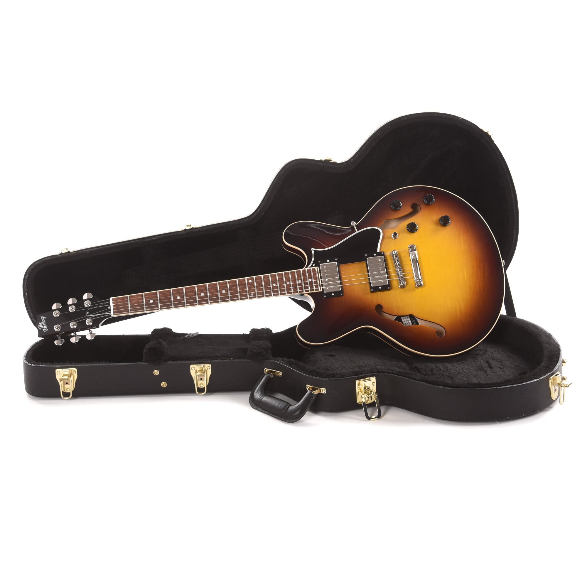 Heritage H-535 Standard Semi-Hollow Original Sunburst Electric Guitars / Semi-Hollow