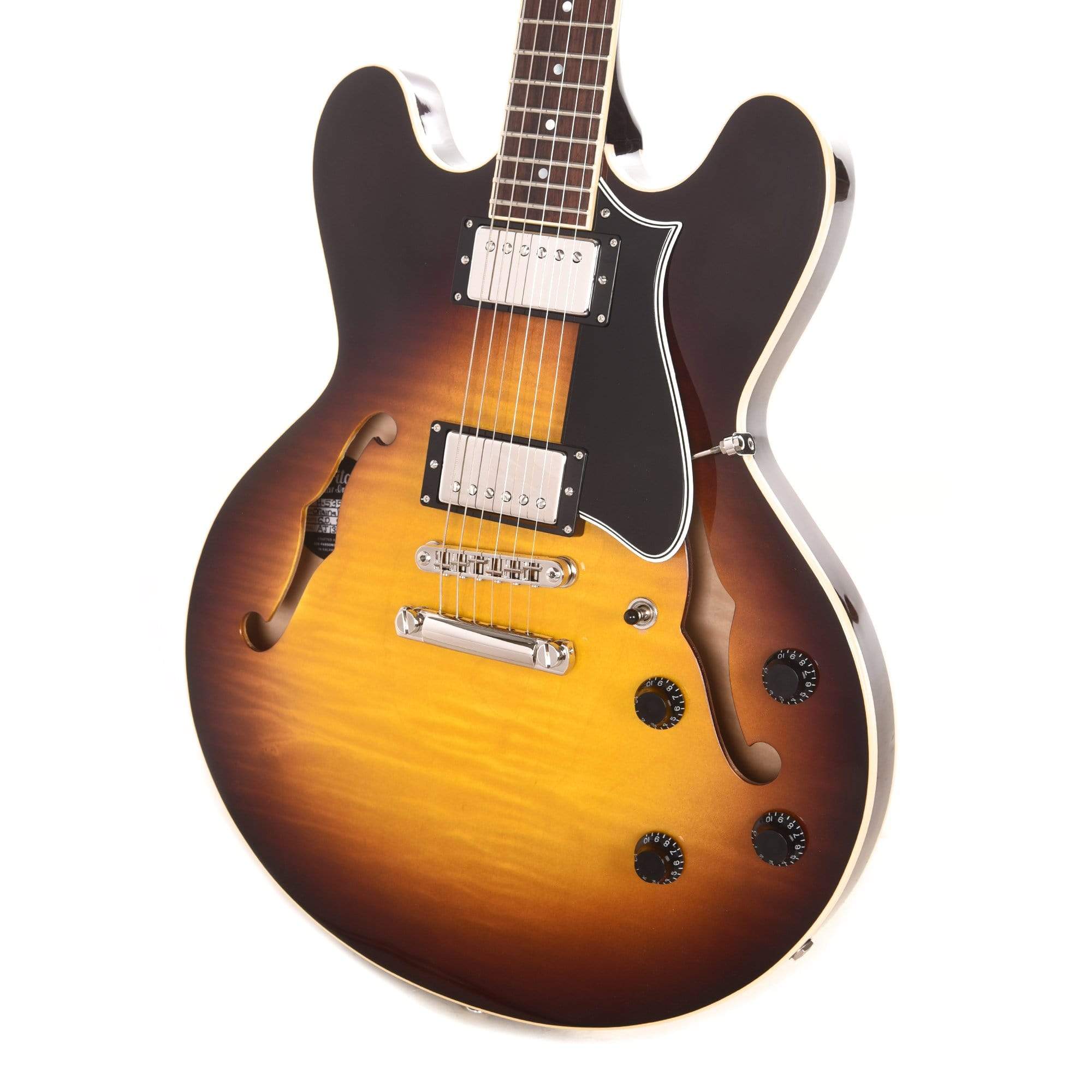 Heritage H-535 Standard Semi-Hollow Original Sunburst Electric Guitars / Semi-Hollow