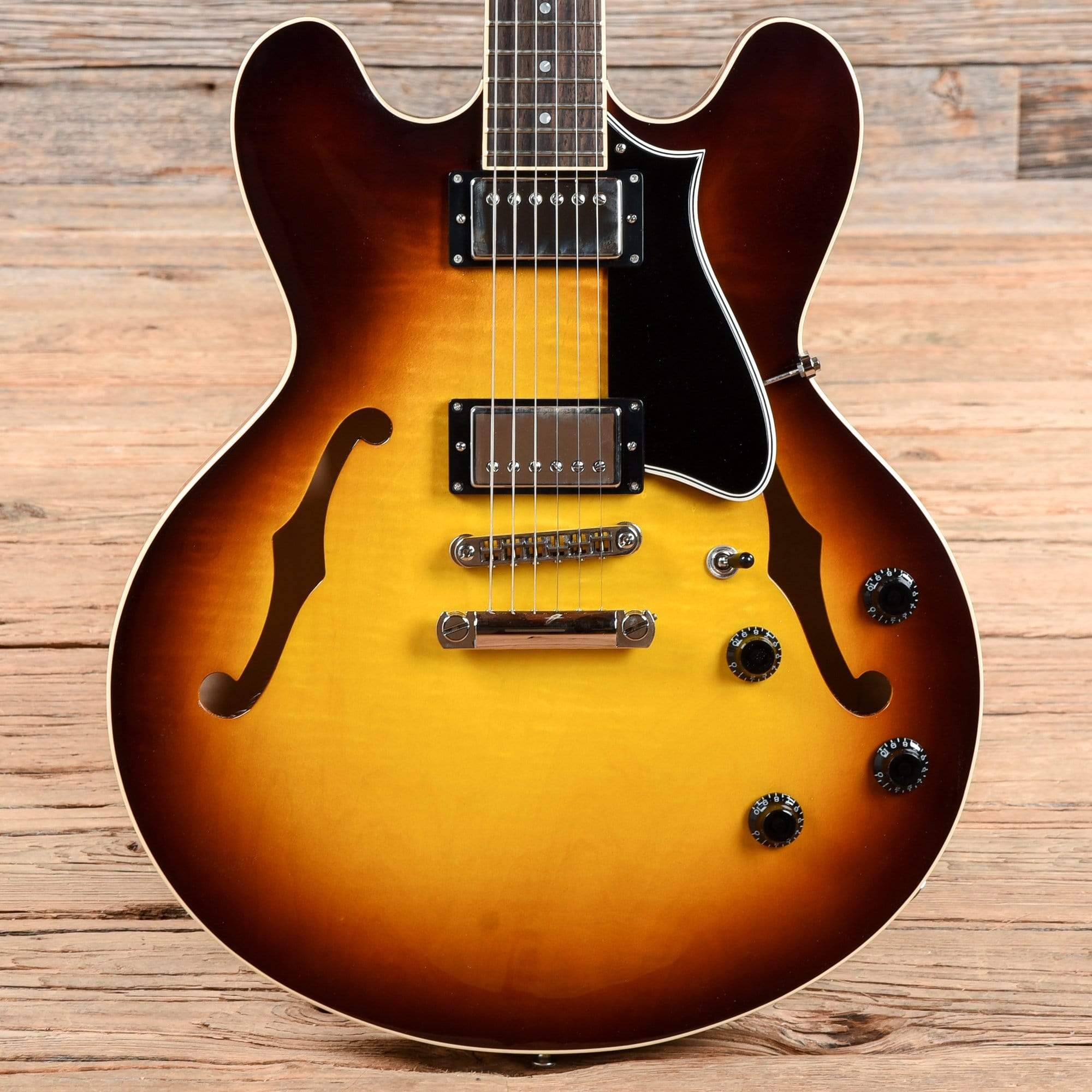 Heritage H-535 Standard Semi-Hollow Original Sunburst Electric Guitars / Semi-Hollow
