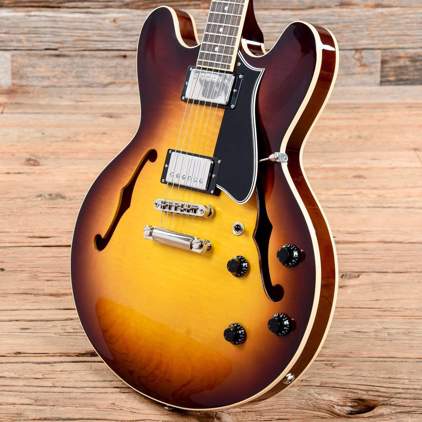 Heritage H-535 Standard Semi-Hollow Original Sunburst Electric Guitars / Semi-Hollow