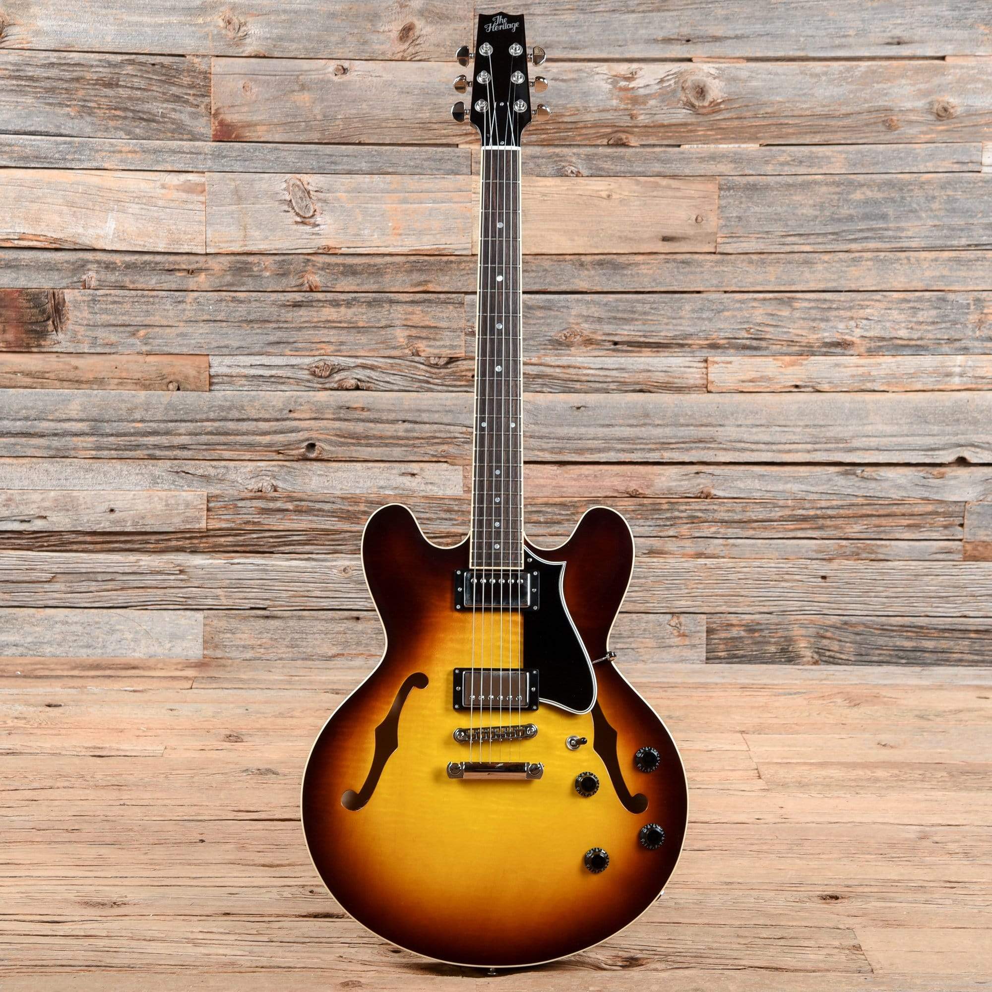 Heritage H-535 Standard Semi-Hollow Original Sunburst Electric Guitars / Semi-Hollow