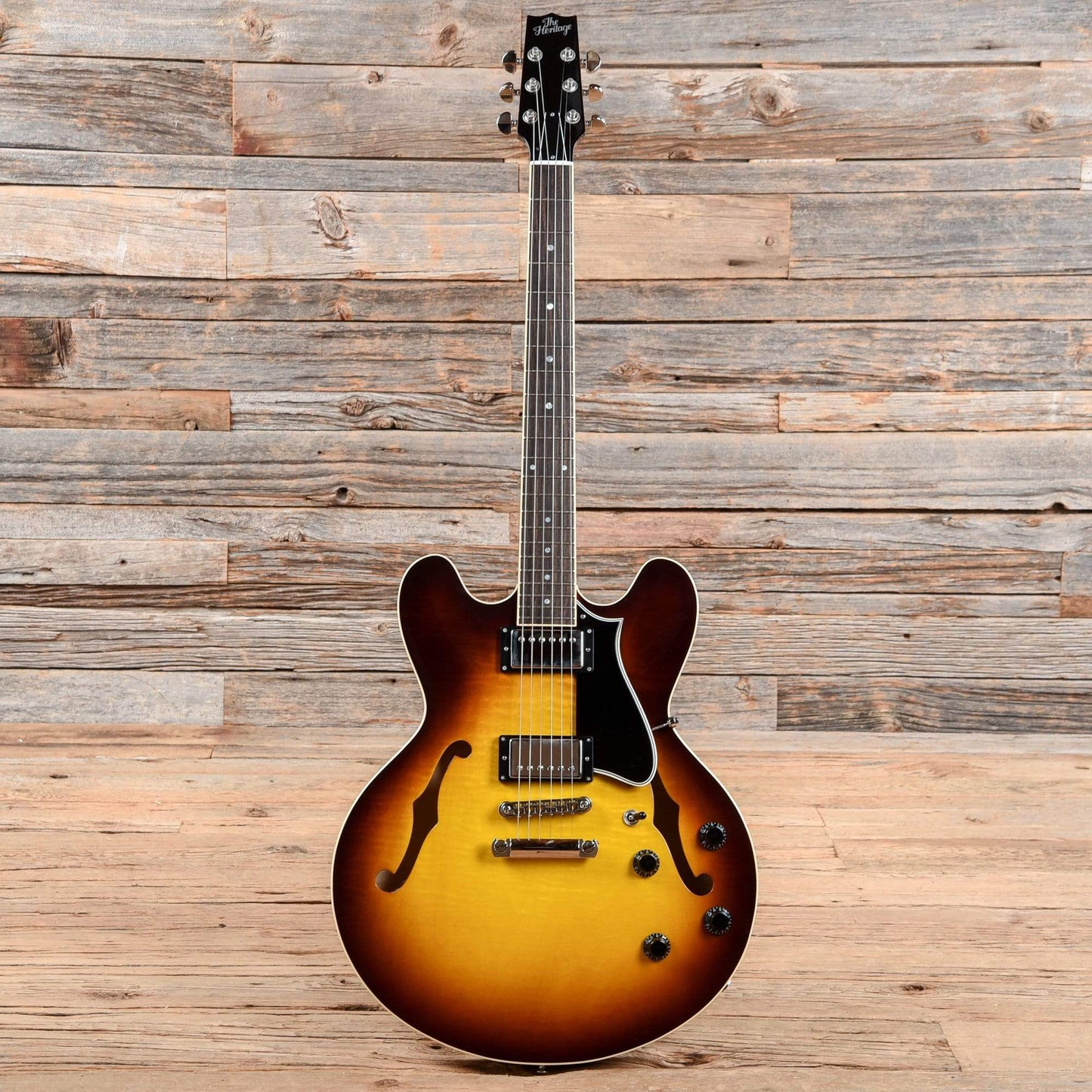 Heritage H-535 Standard Semi-Hollow Original Sunburst Electric Guitars / Semi-Hollow
