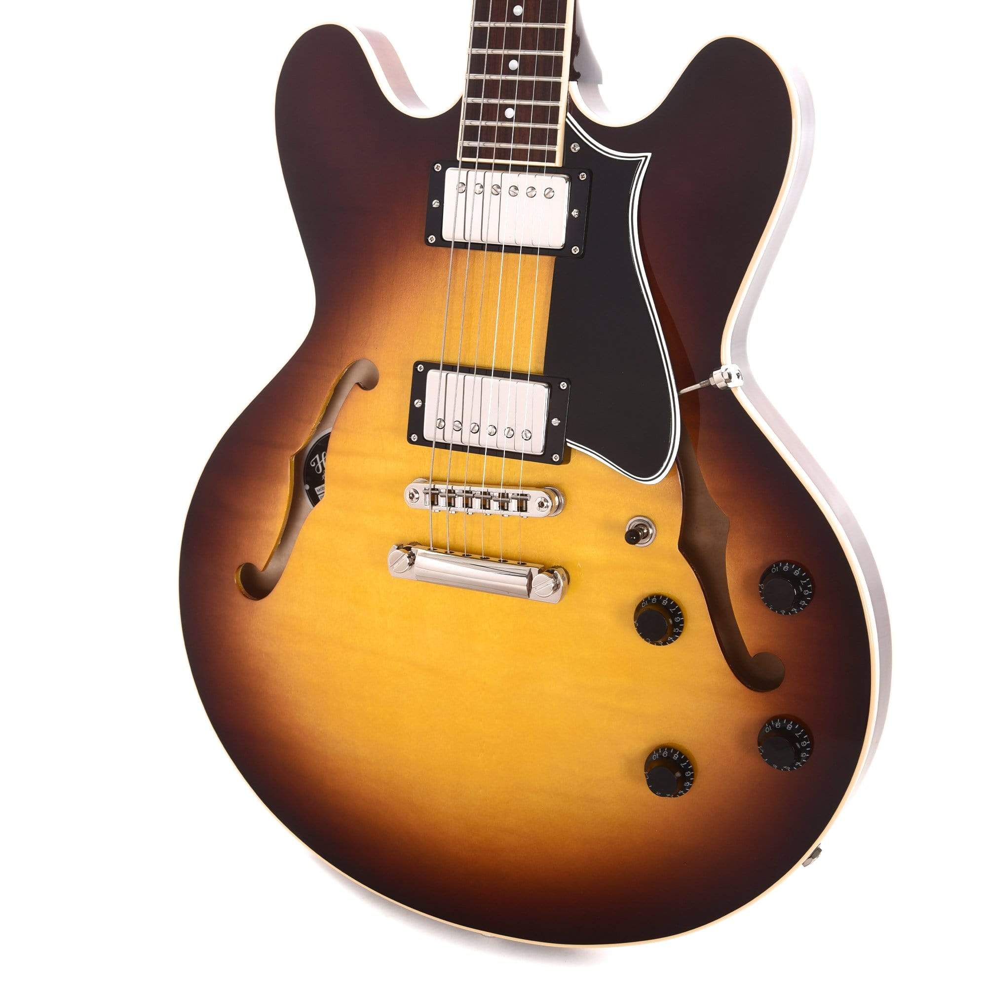 Heritage H-535 Standard Semi-Hollow Original Sunburst Electric Guitars / Semi-Hollow