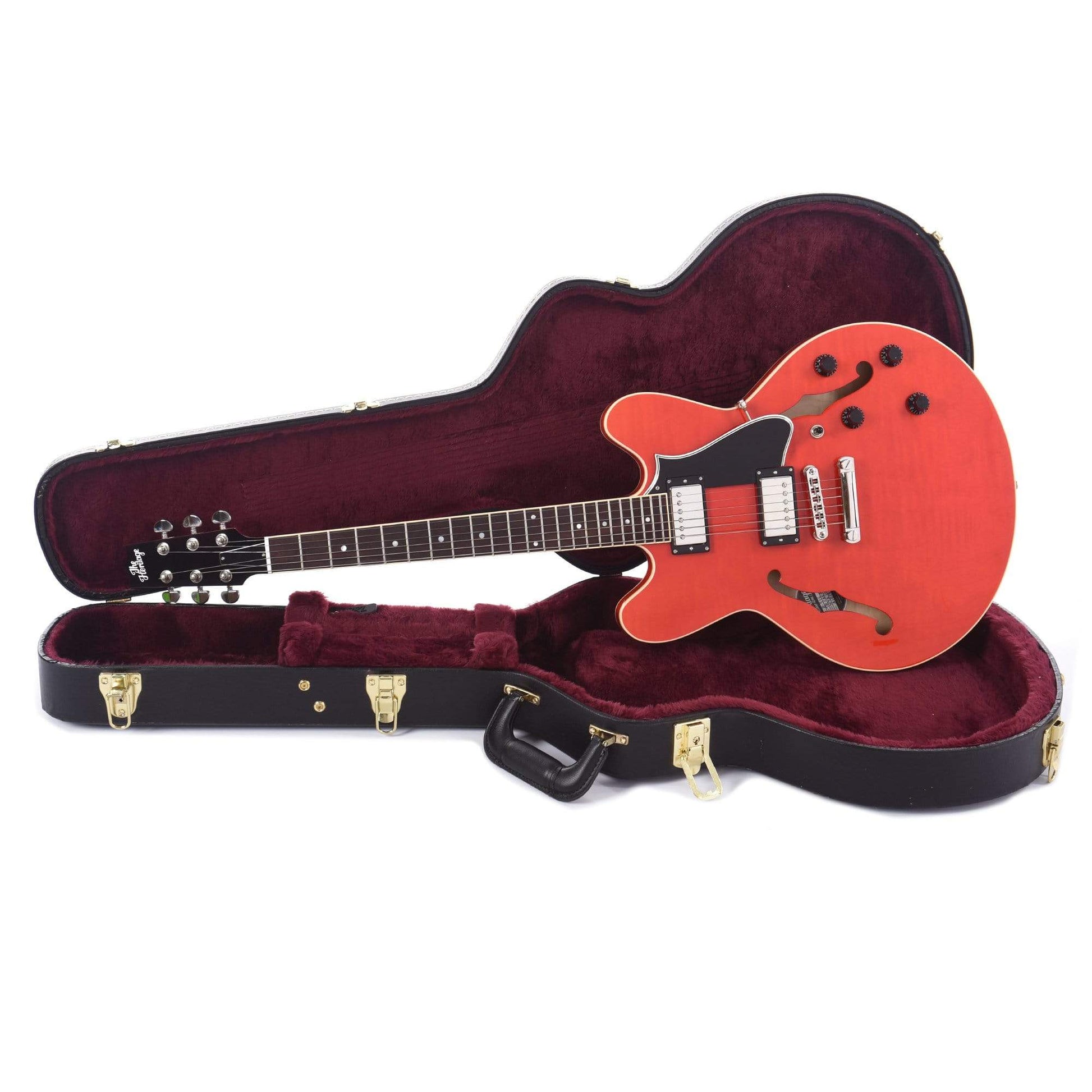 Heritage H-535 Standard Semi-Hollow Translucent Cherry Electric Guitars / Semi-Hollow