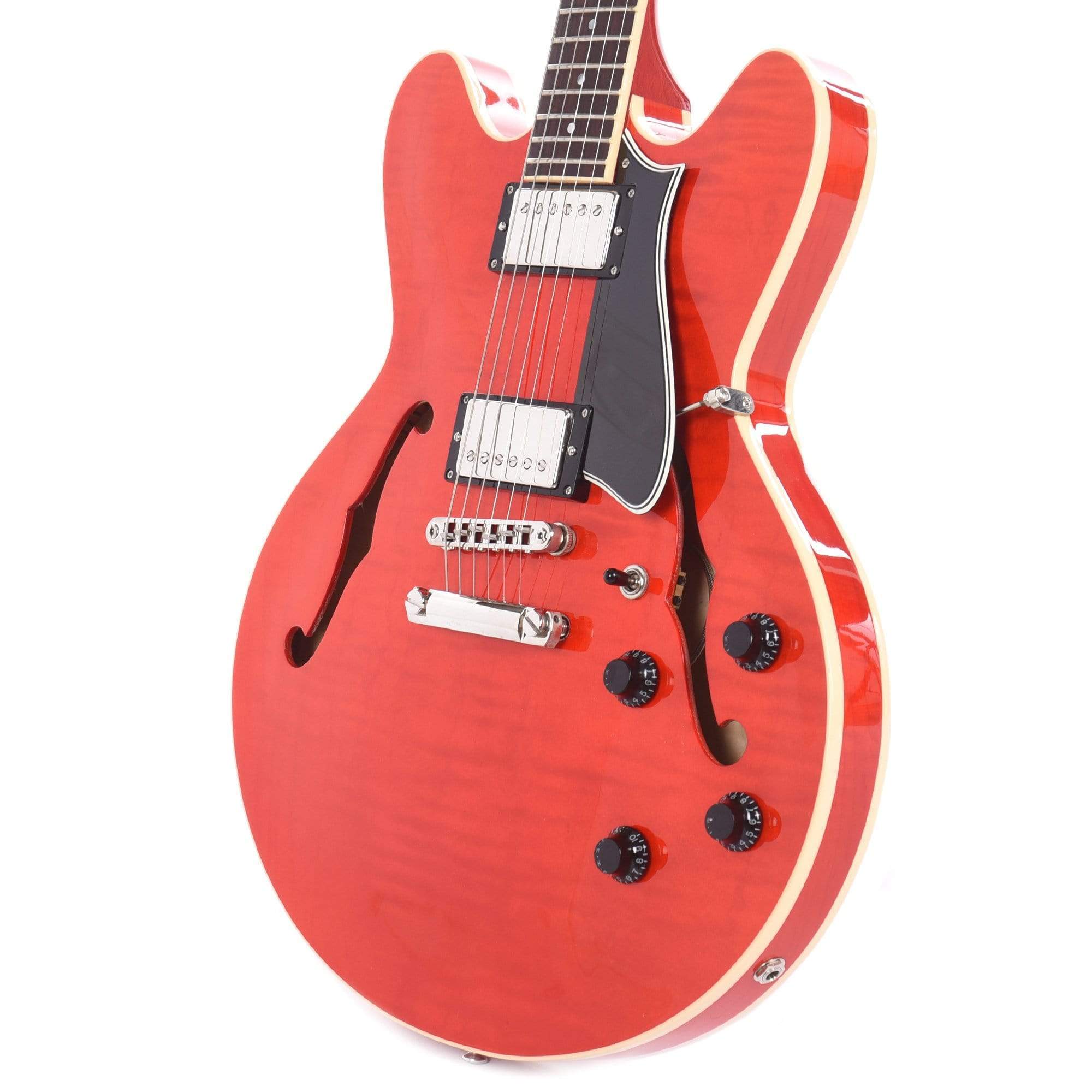 Heritage H-535 Standard Semi-Hollow Translucent Cherry Electric Guitars / Semi-Hollow
